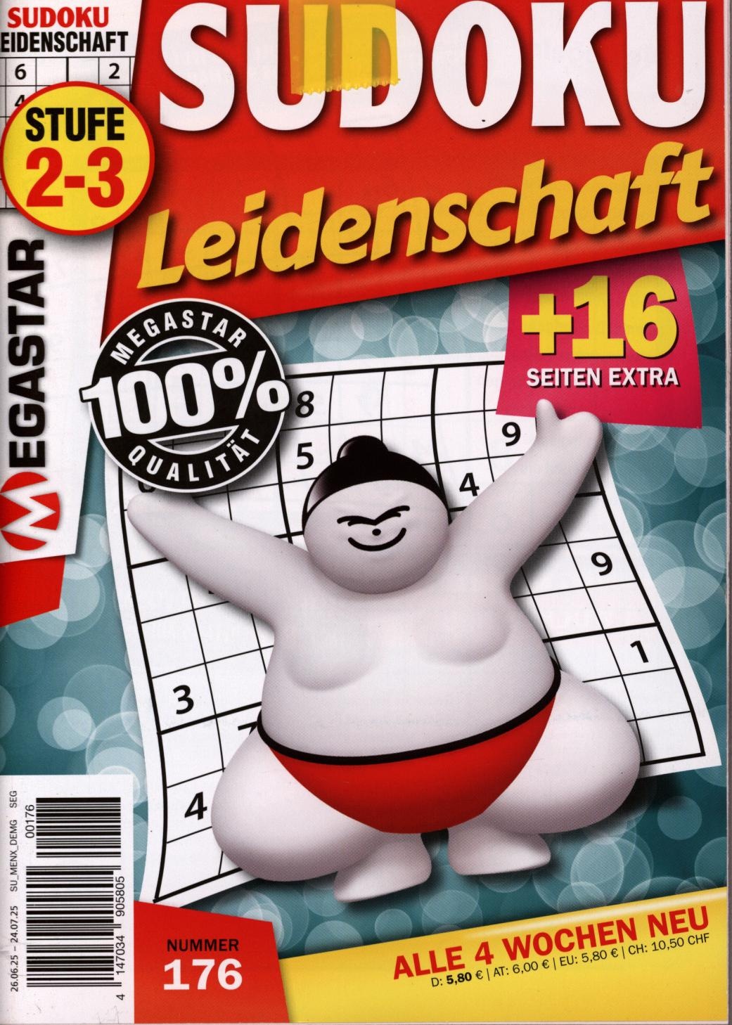 Sudoku Leidenschaft 176/2025 Sudoku Leidenschaft 176/2025