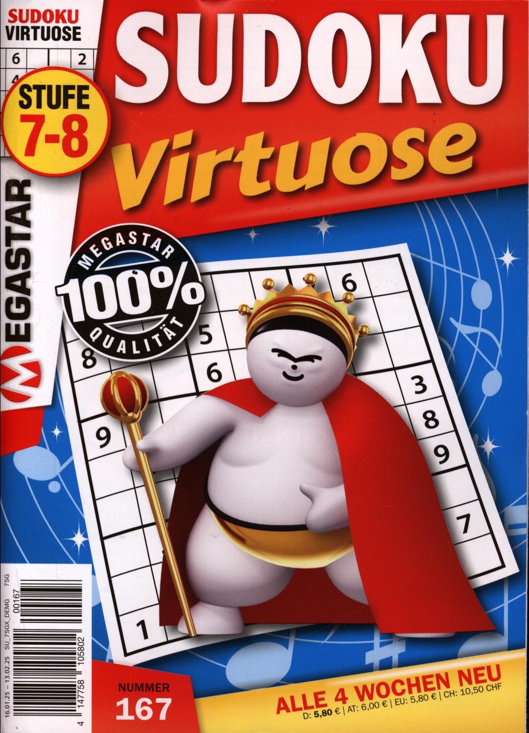 Sudoku Virtuose 167/2025