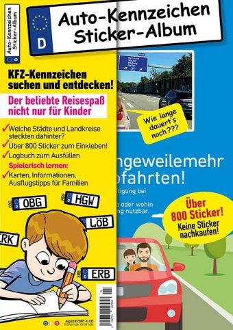 Auto-Kennzeichen Sticker-Album