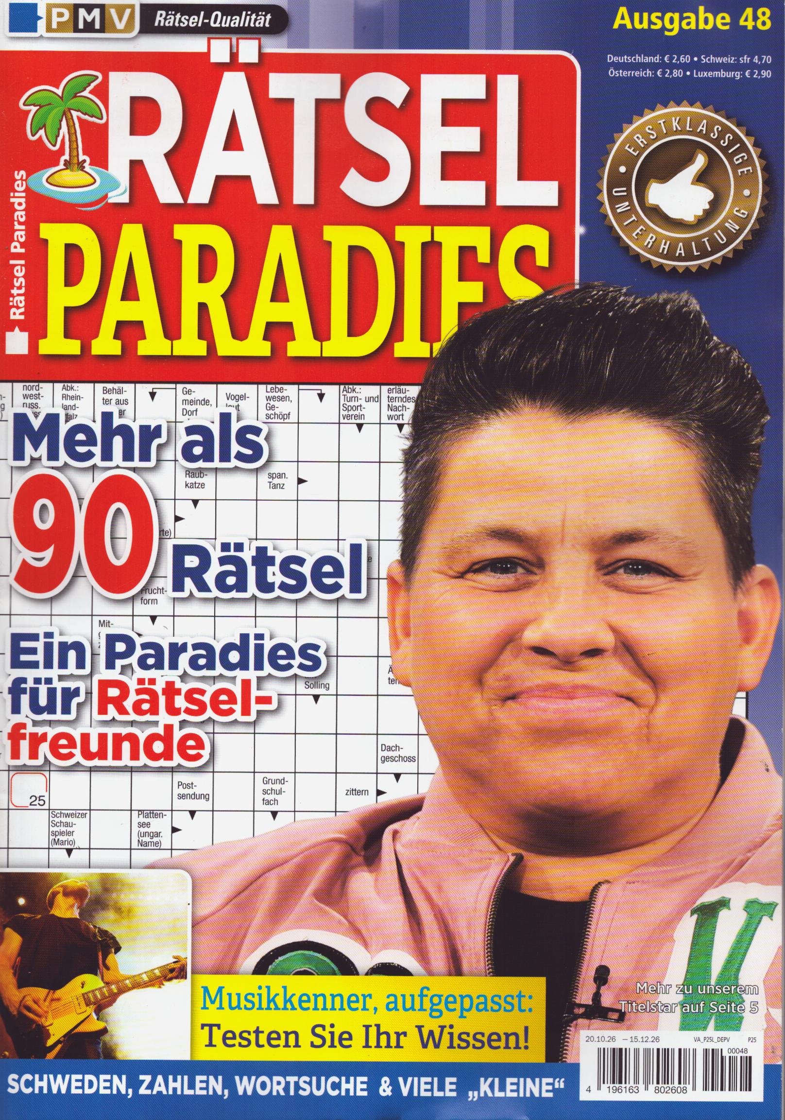 Rätsel Paradies 48/2026