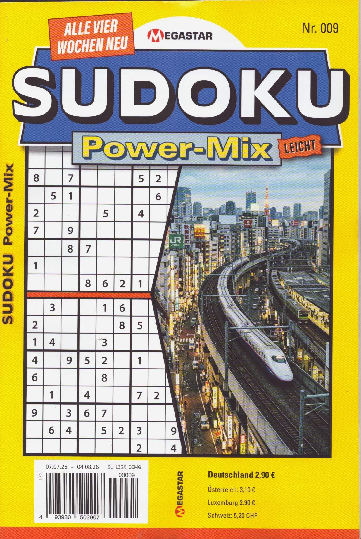 Sudoku Power Mix leicht 9/2026