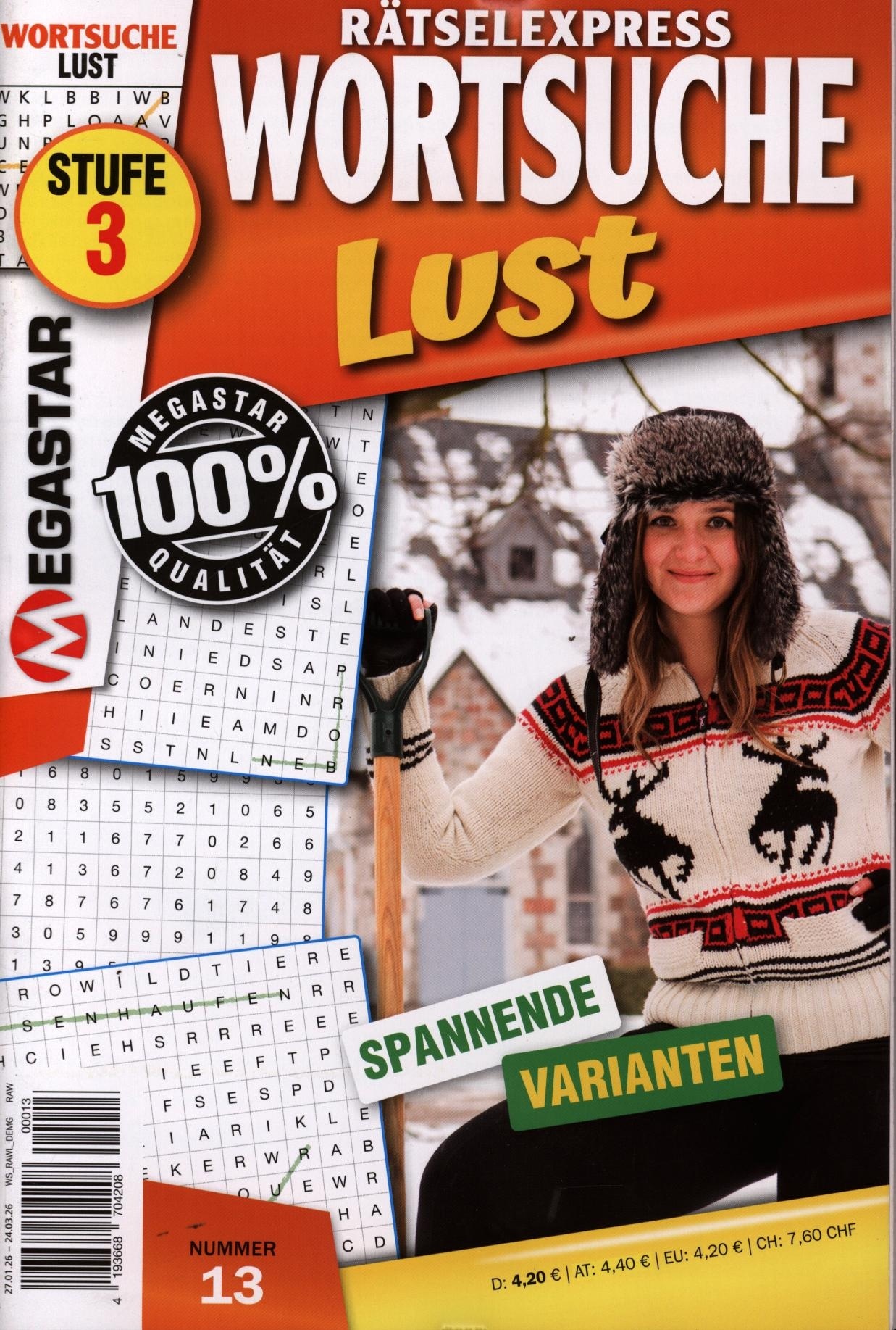 Rätselexpress Wortsuche Lust 13/2026
