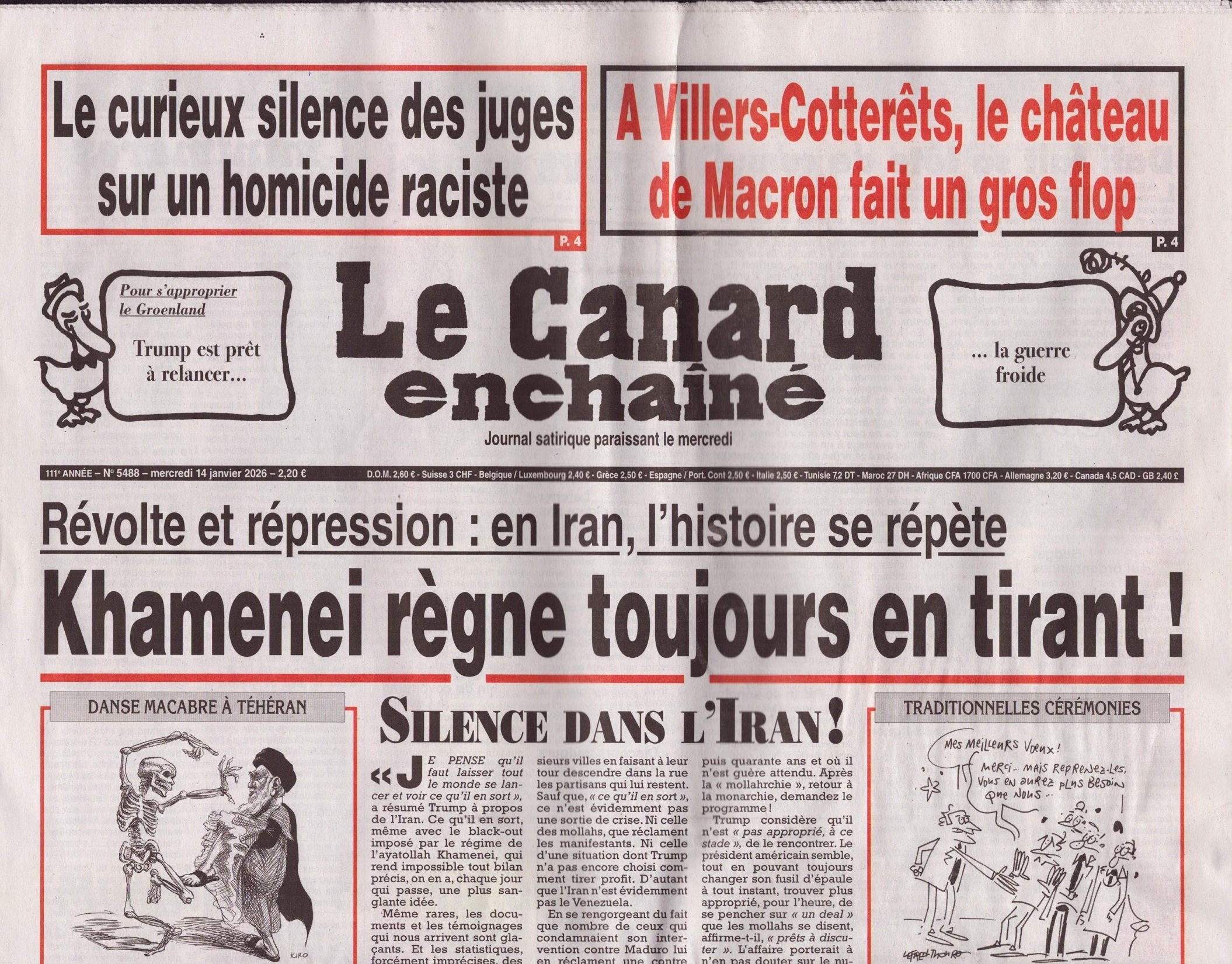 Le Canard enchaîné 5488/2026