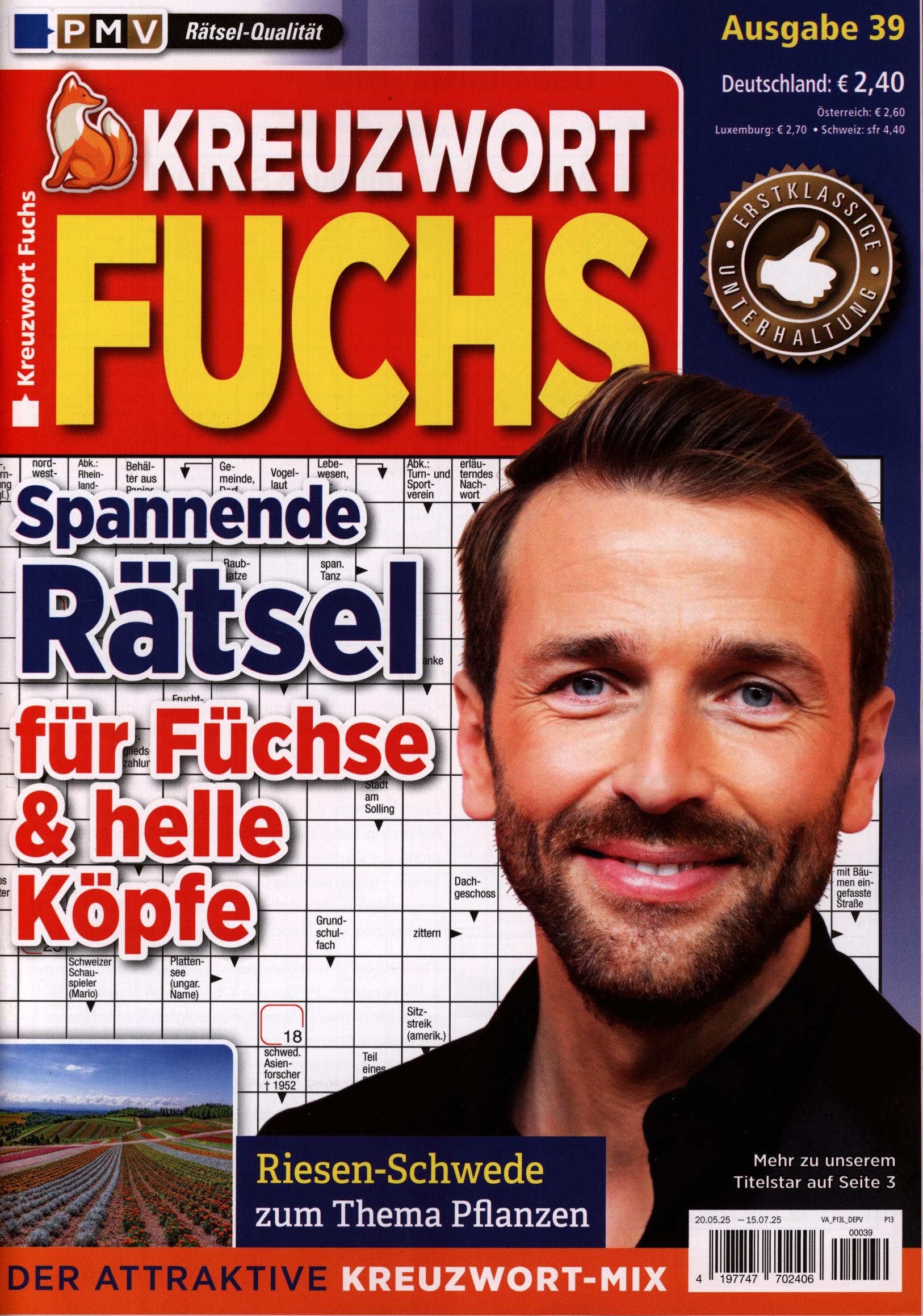 Kreuzwort Fuchs 39/2025
