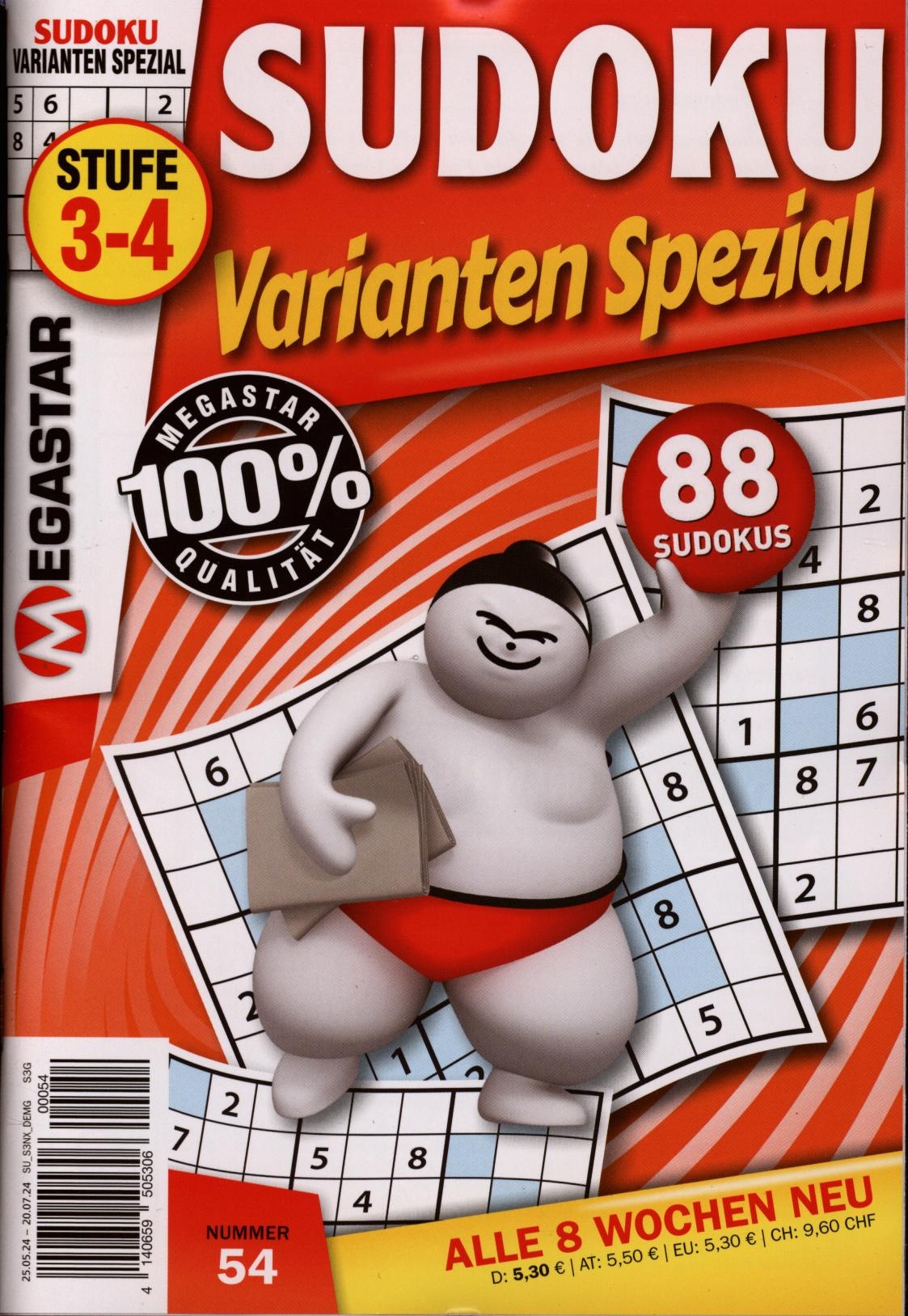 Sudoku Varianten Spezial 54/2024