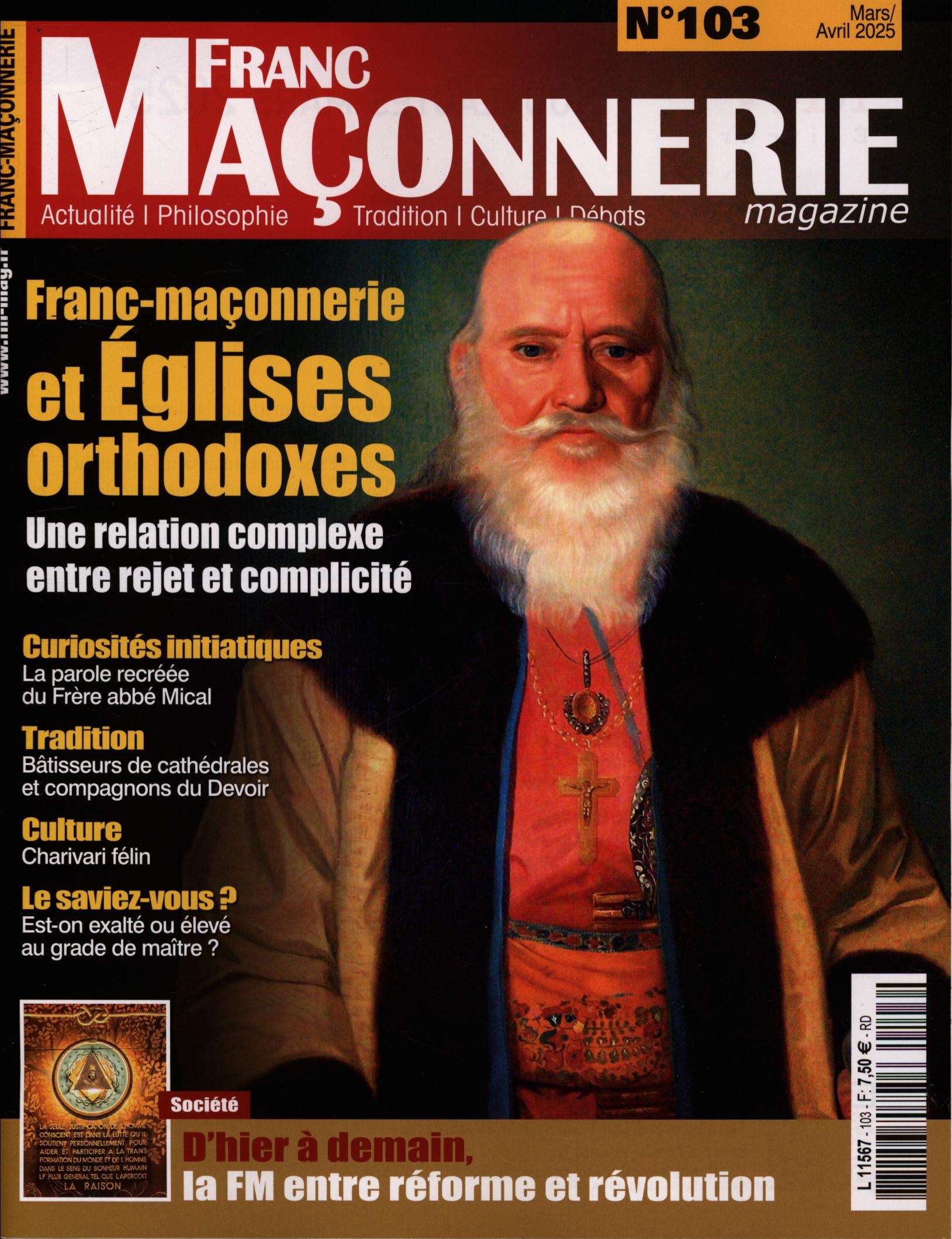 FRANC MACONNERIE magazine 103/2025