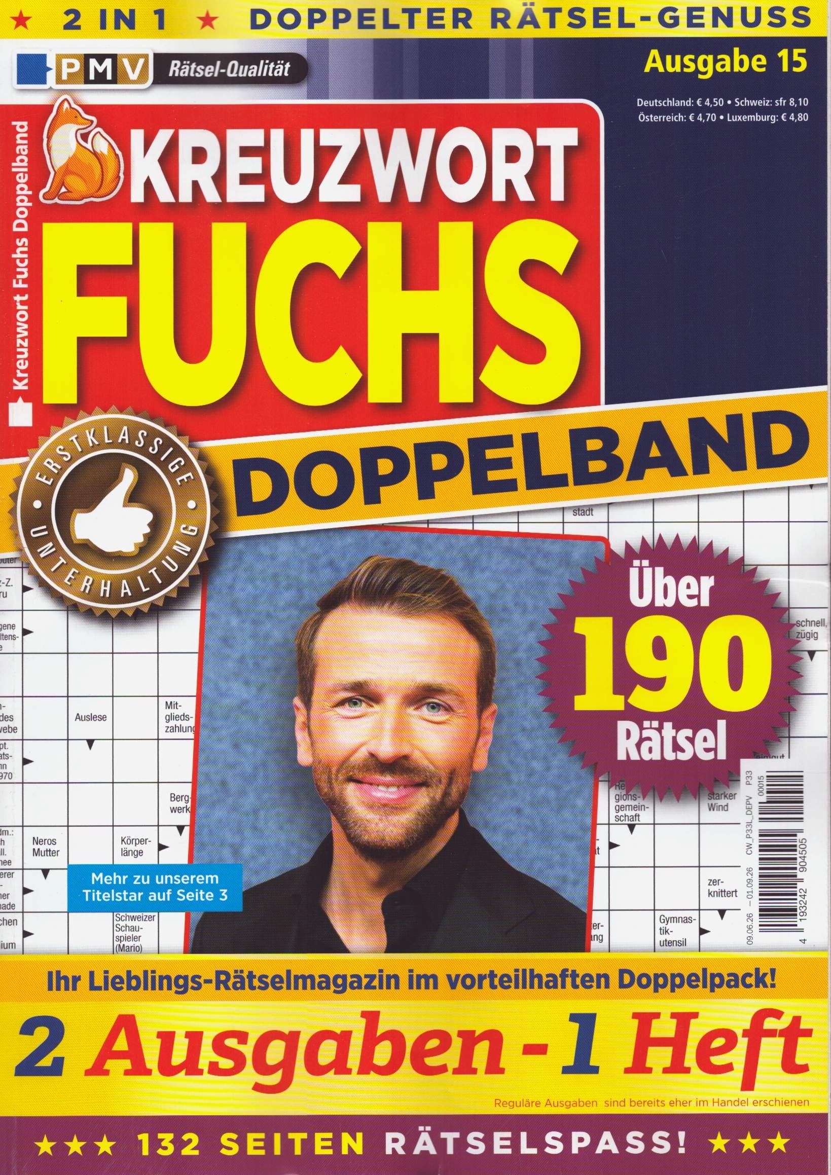 Kreuzwort Fuchs Doppelband 15/2026