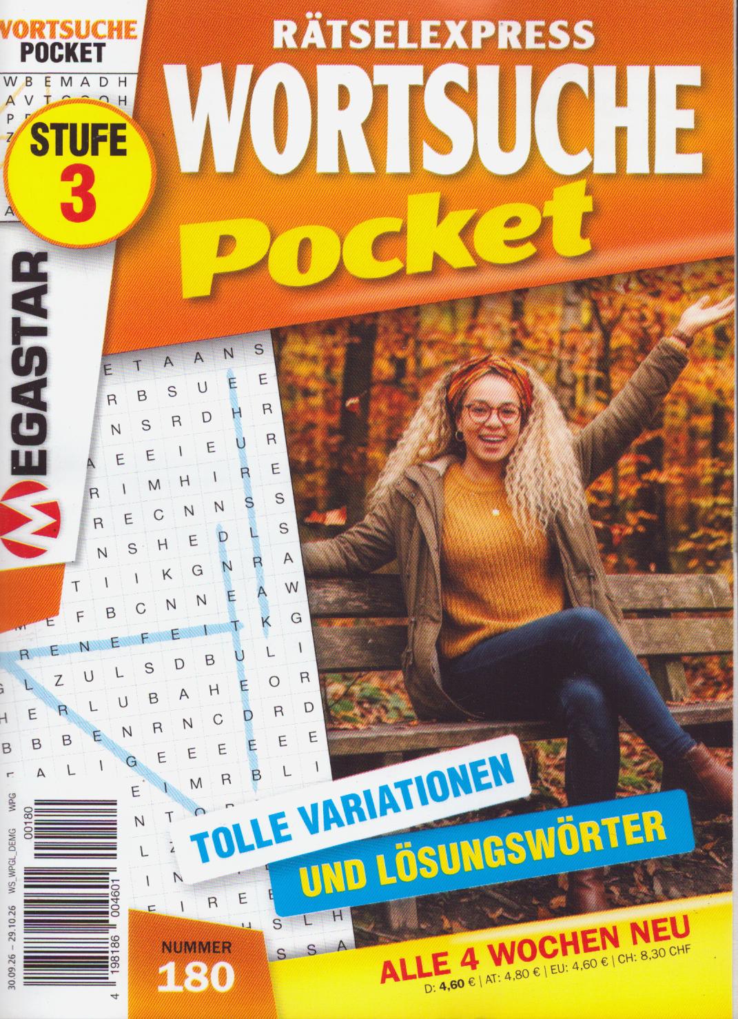 Rätselex. Wortsuche Pocket 180/2026