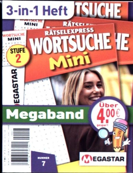 Rätselexpress Wortsuche Mini Megaband 3in1 7/2026