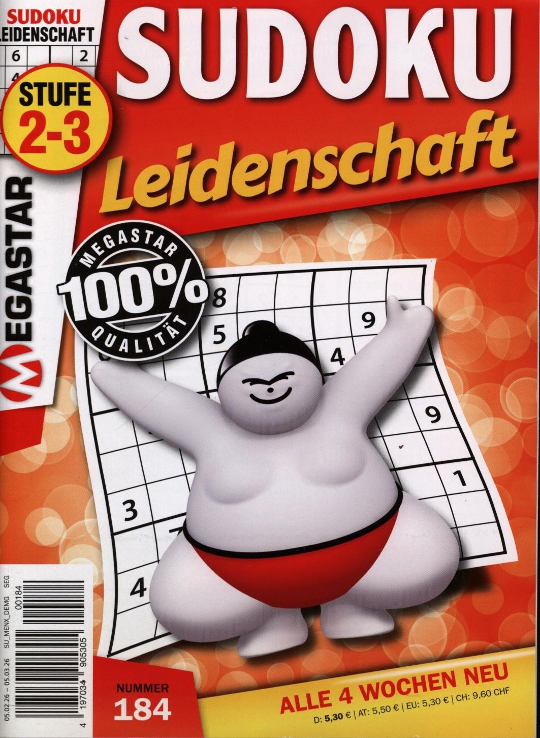 Sudoku Leidenschaft 184/2026