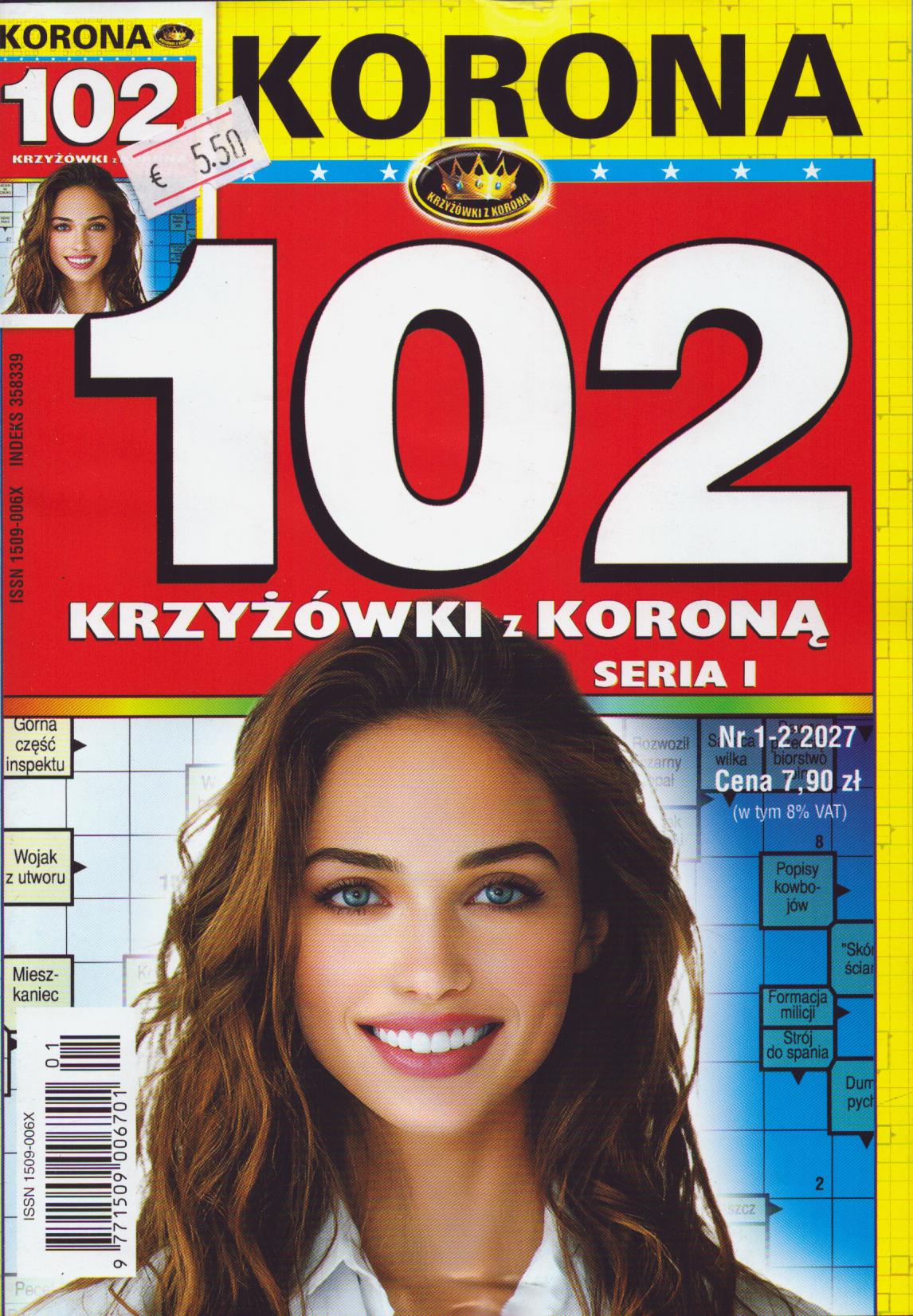 102 KRZYZOWKI Z KORONA 1/2027