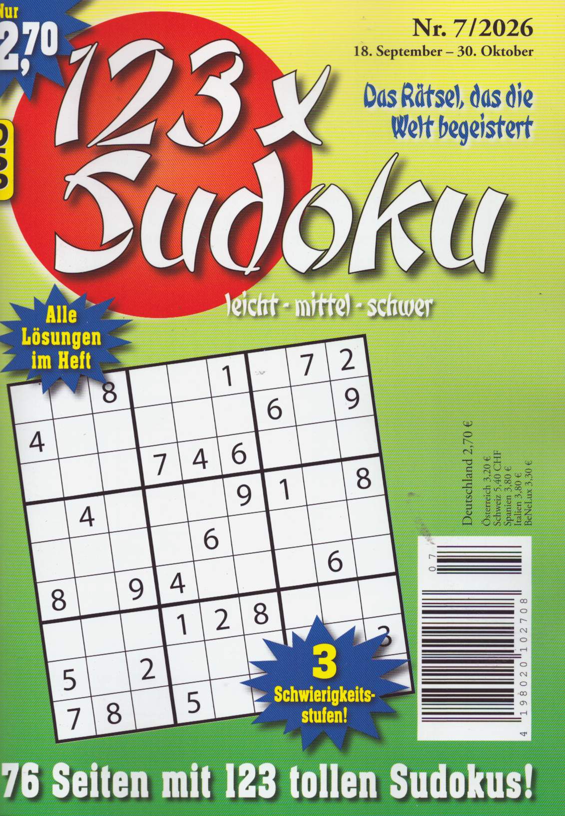 123x SUDOKU 7/2026