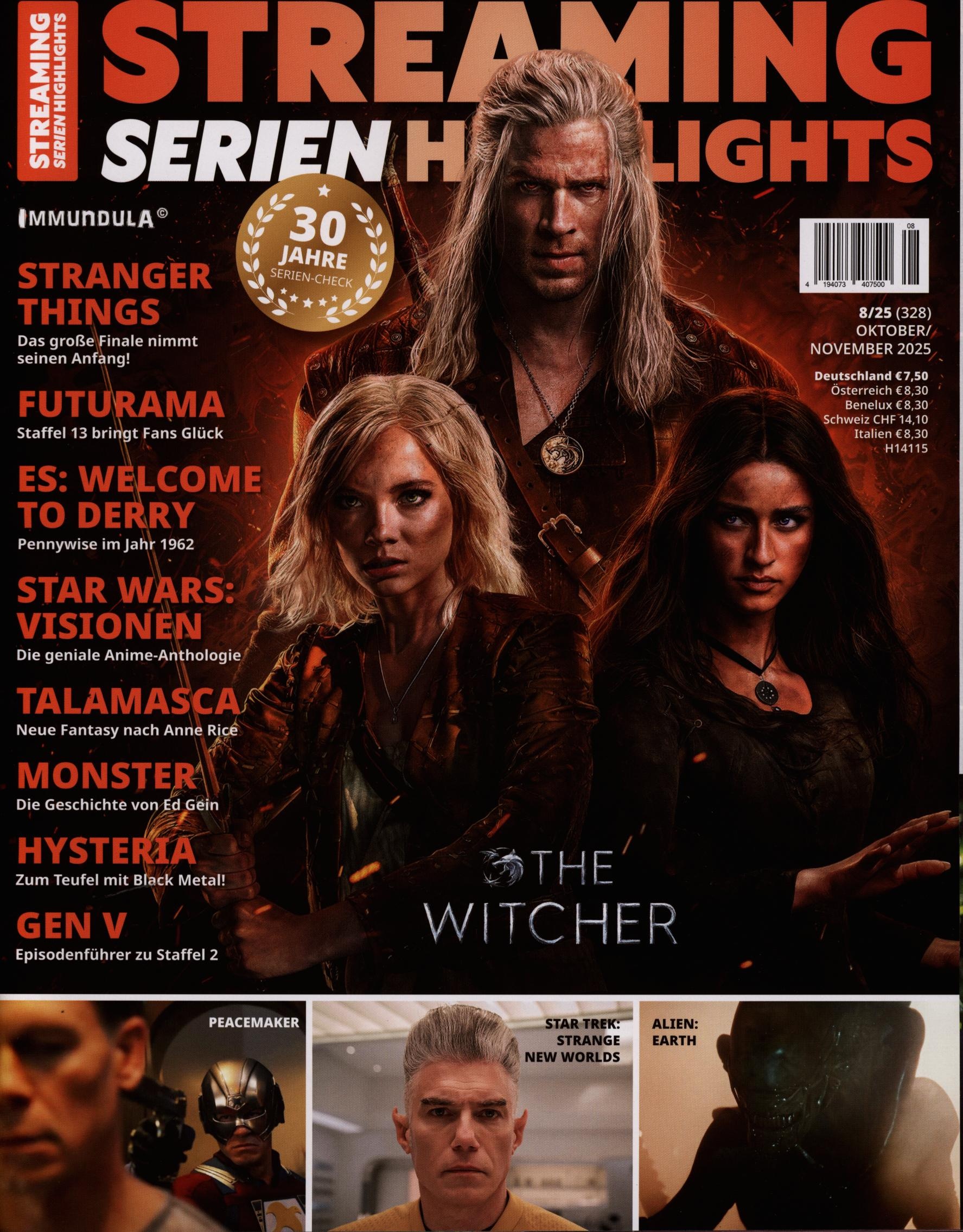 Streaming Serien Highlights 8/2025