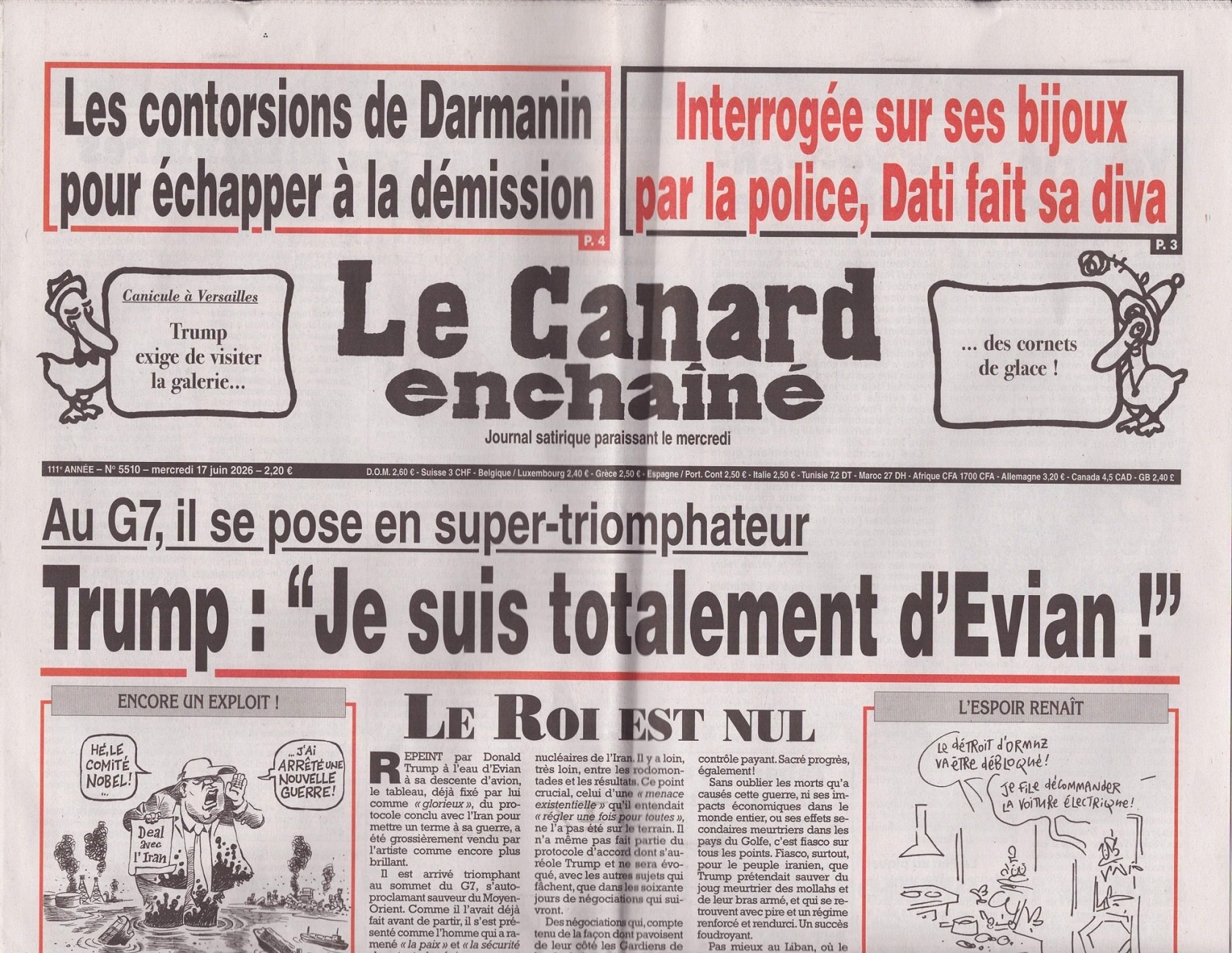 Le Canard enchaîné 5510/2026