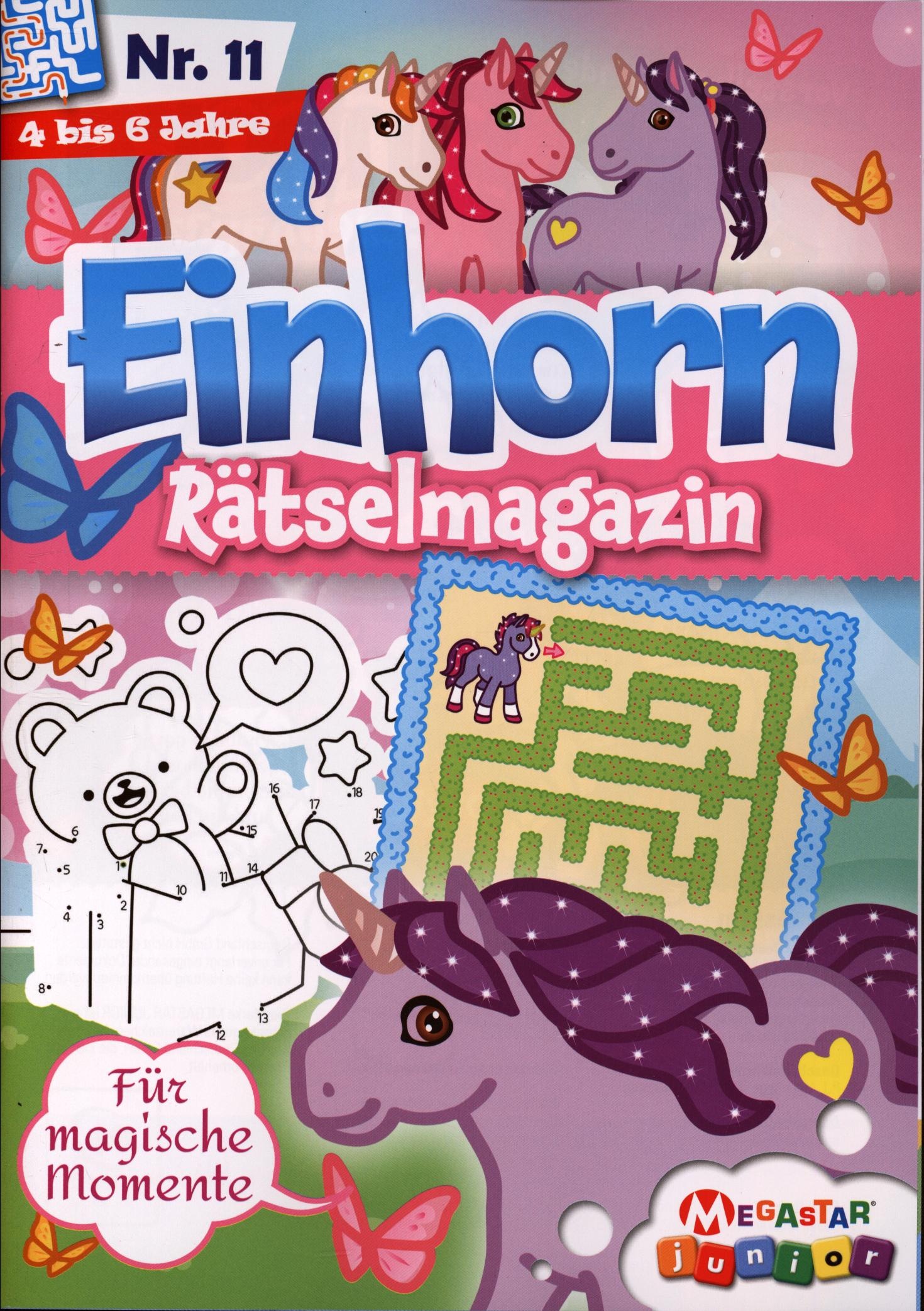 Einhorn Rätselmagazin 11/2025