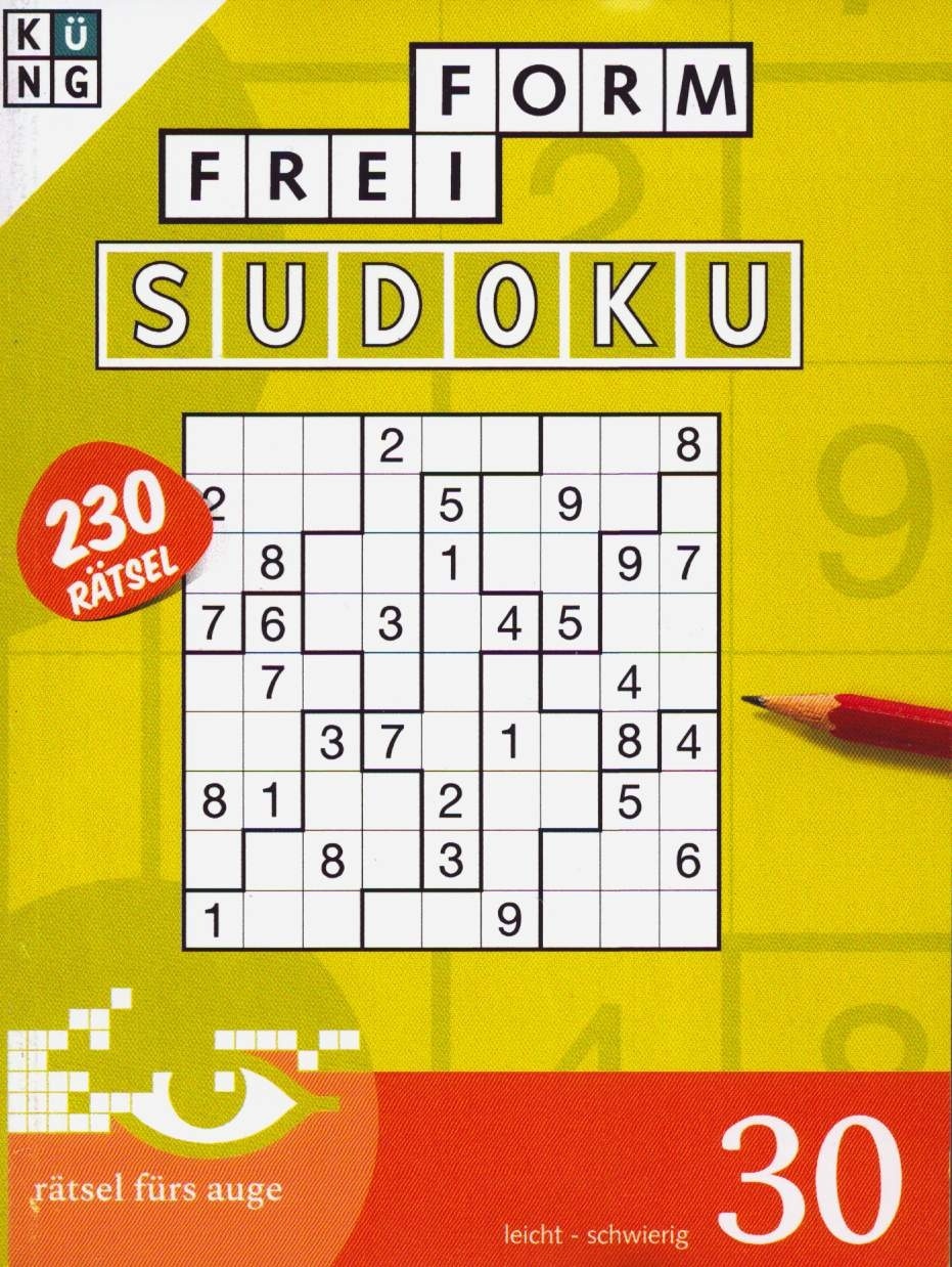 Freiform Sudoku Taschenbuch 30/2026