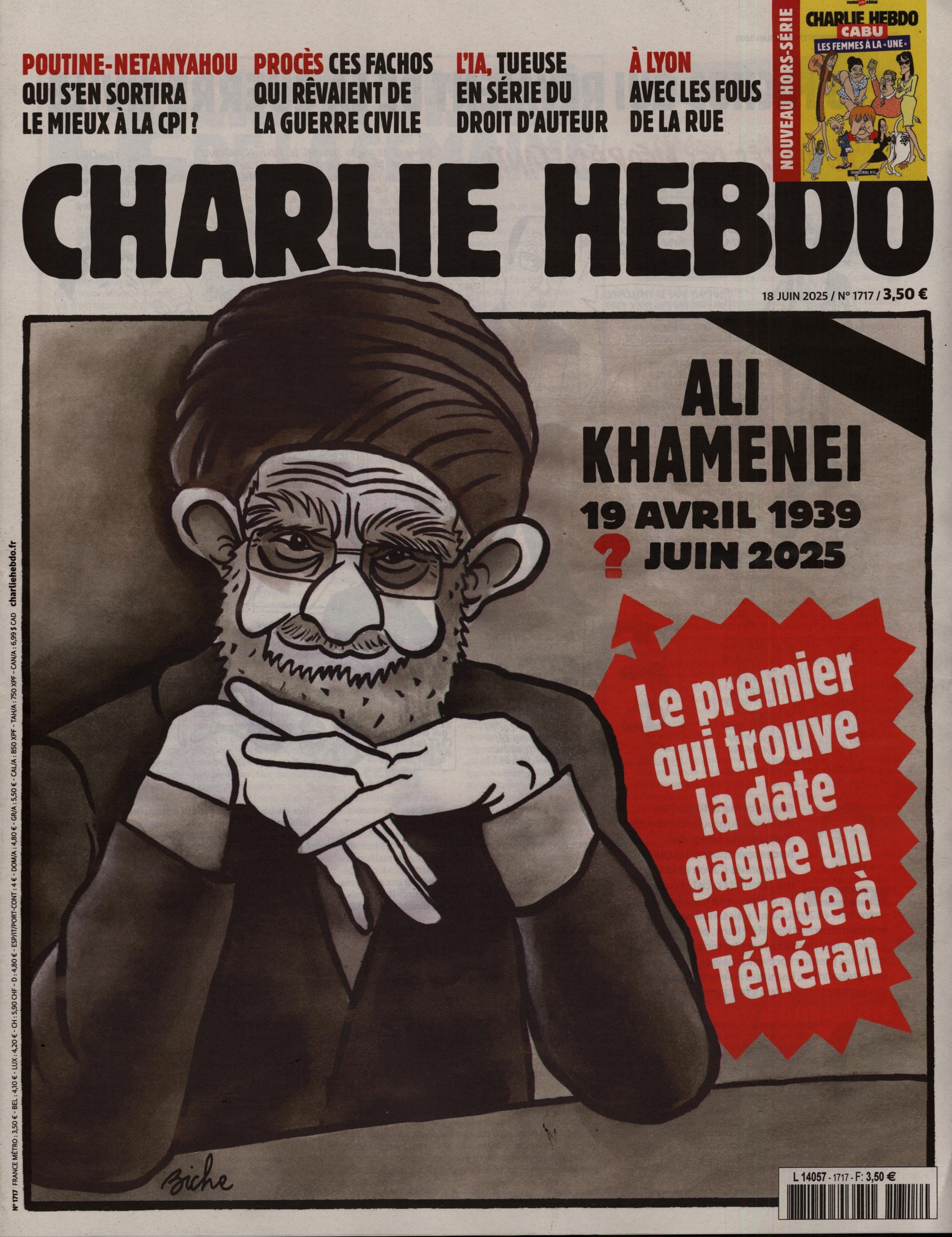 CHARLIE HEBDO 1717/2025