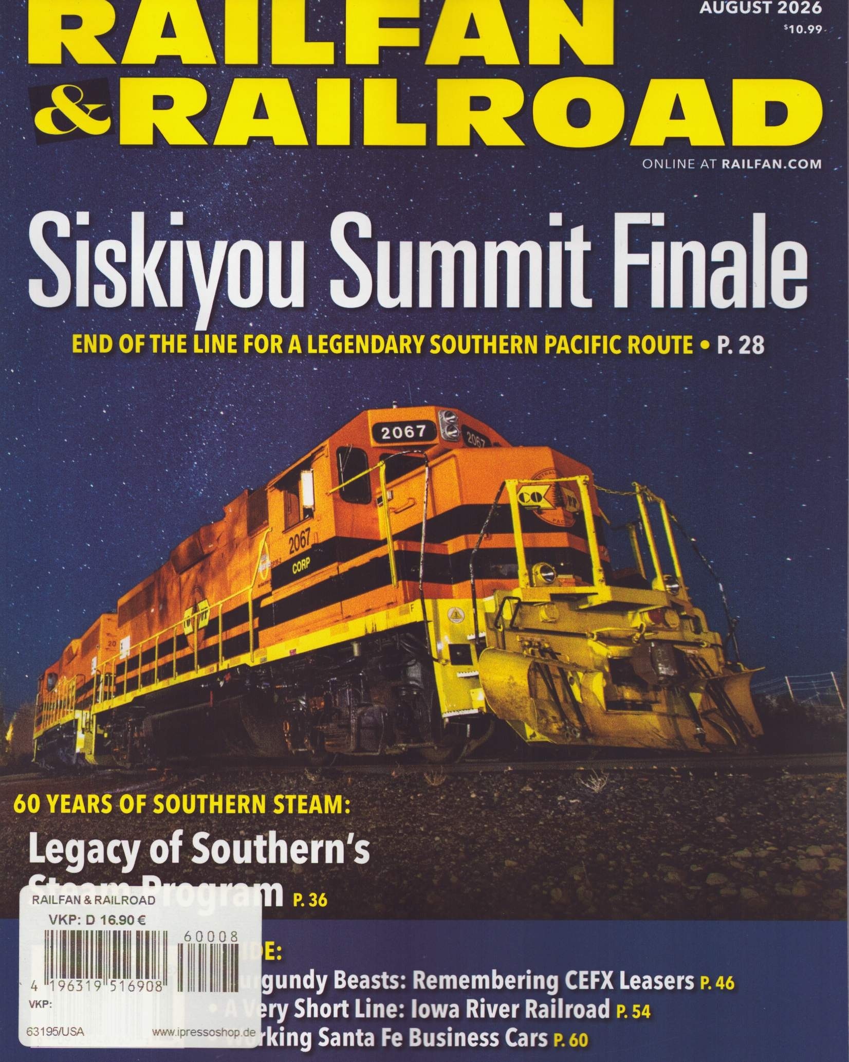 RAILFAN & RAILROAD 8/2026