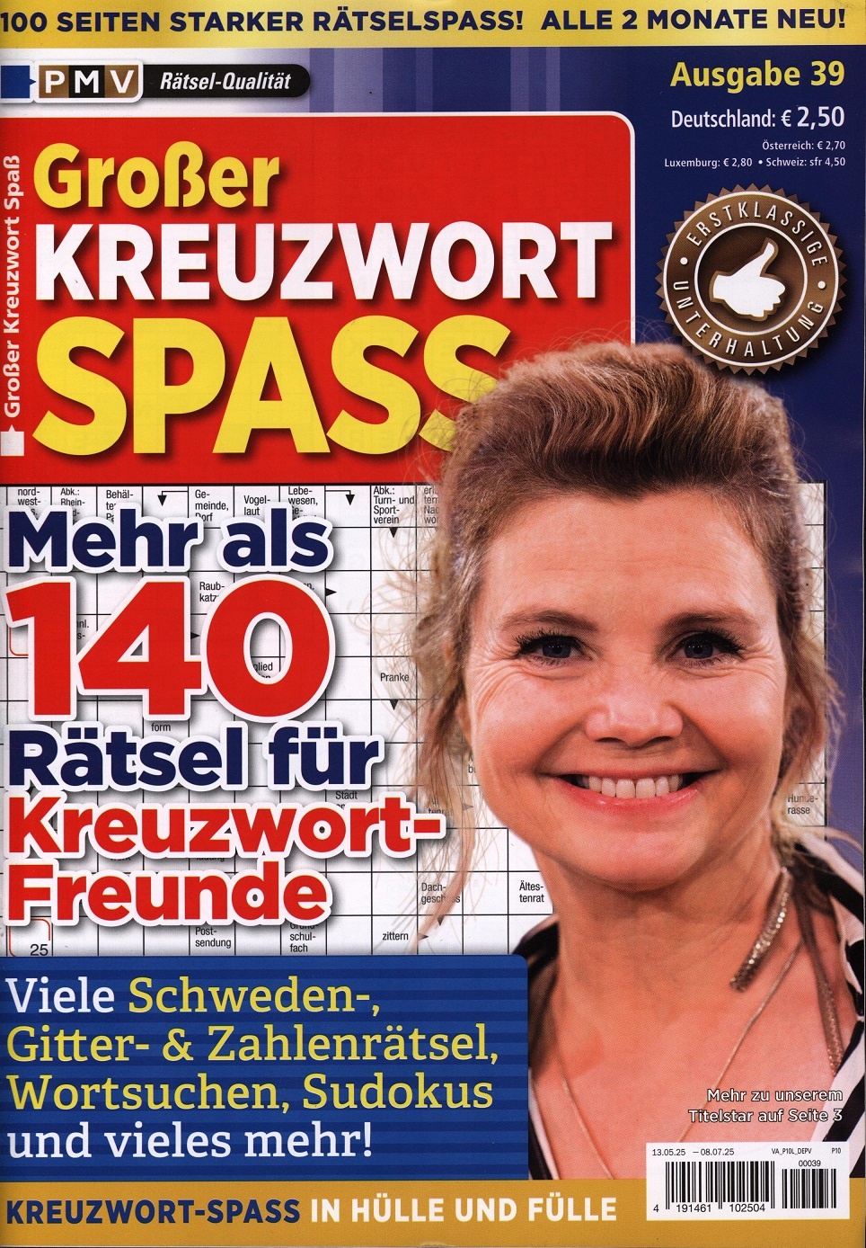 Großer Kreuzwort Spaß 39/2025