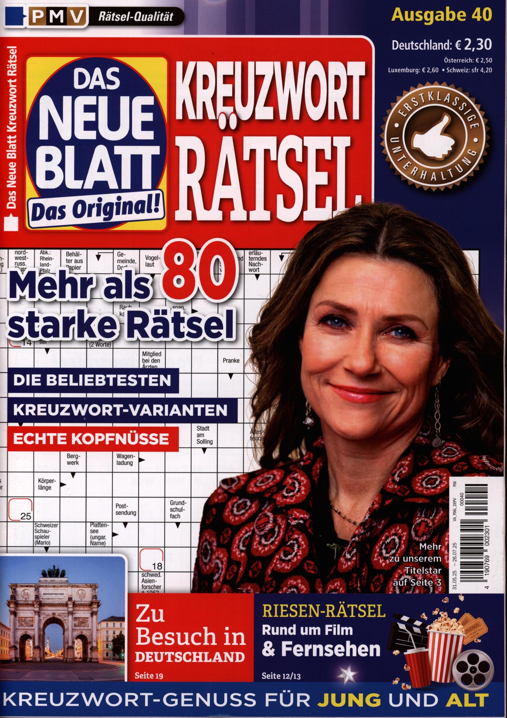 Das neue Blatt Rätsel 40/2025