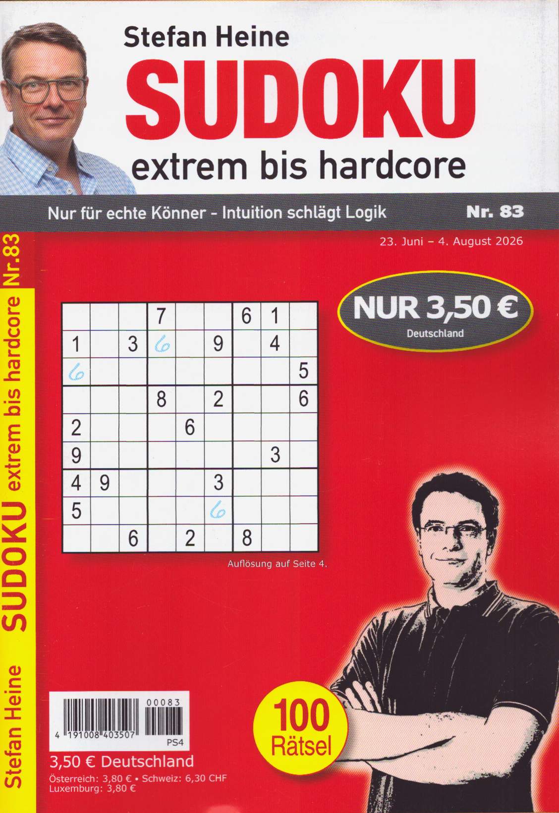 Sudoku extrem bis hardcore 83/2026