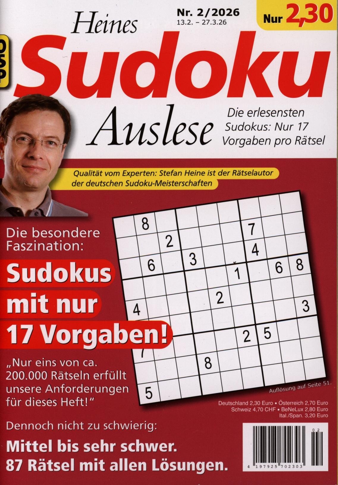 HEINES SUDOKU AUSLESE 2/2026