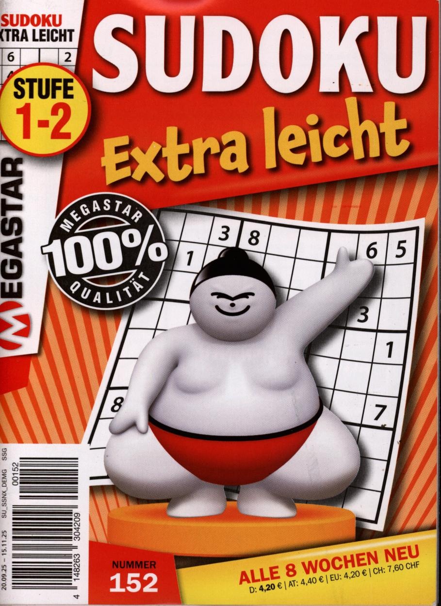 Sudoku Extra Leicht 152/2025