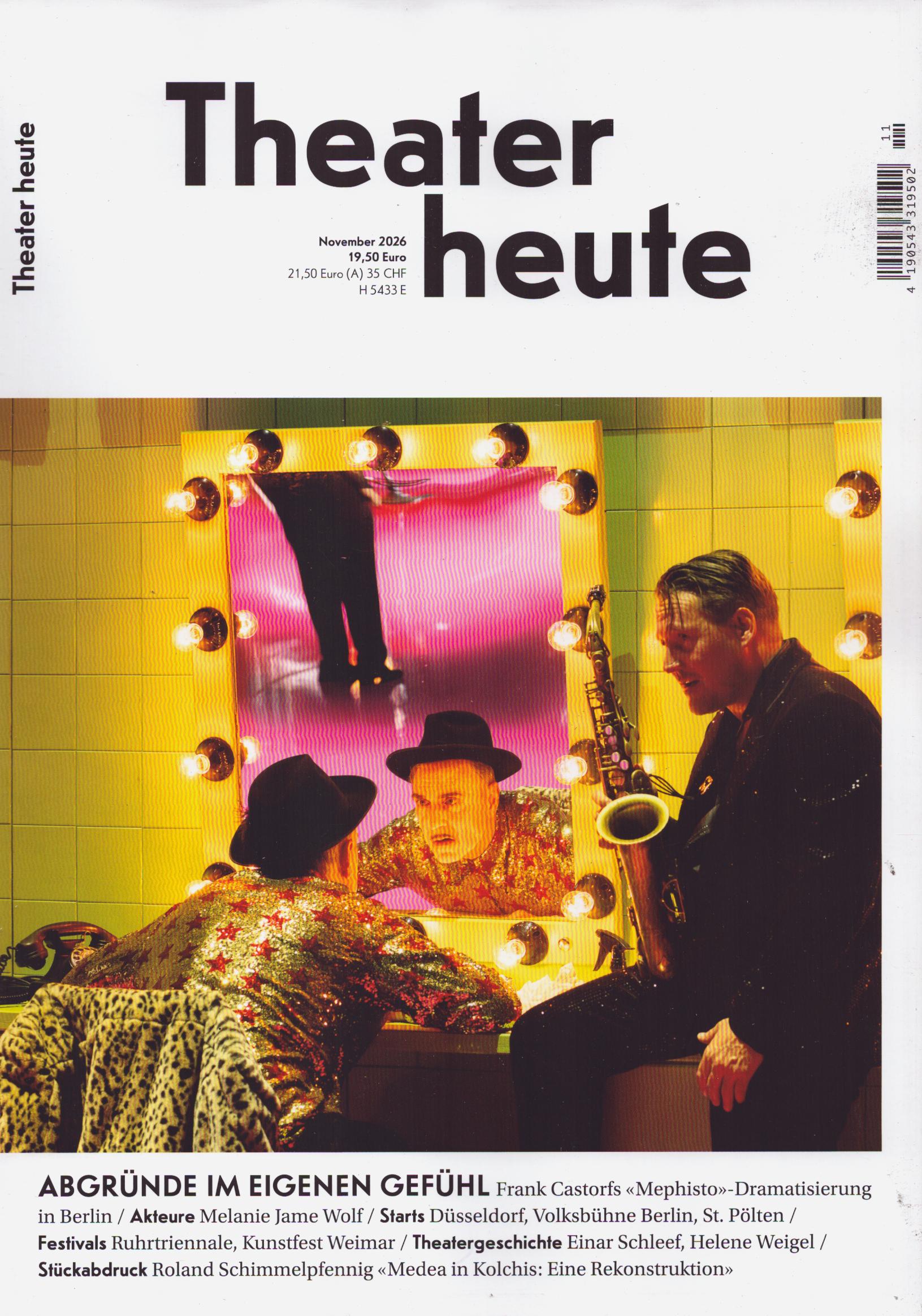 Theater heute 11/2026