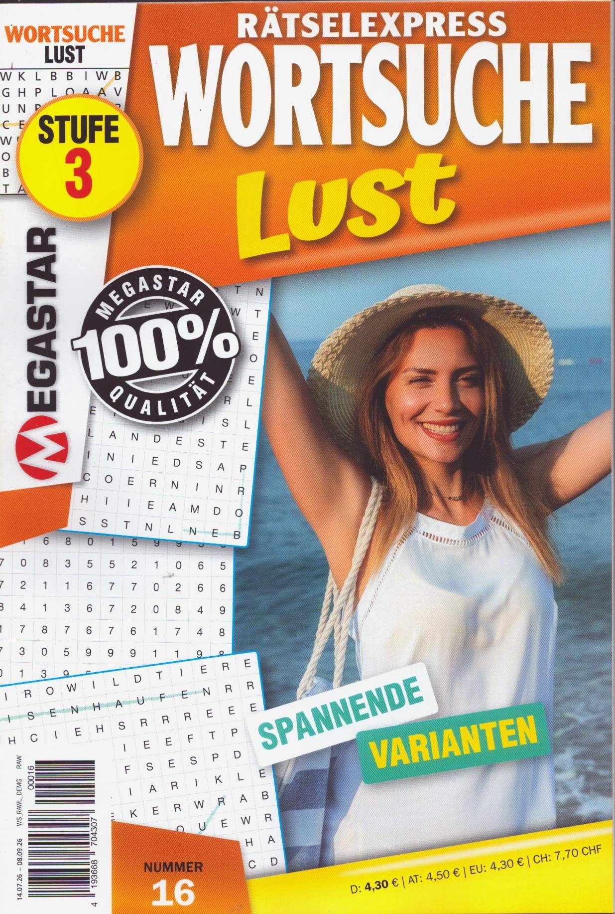 Rätselexpress Wortsuche Lust 16/2026