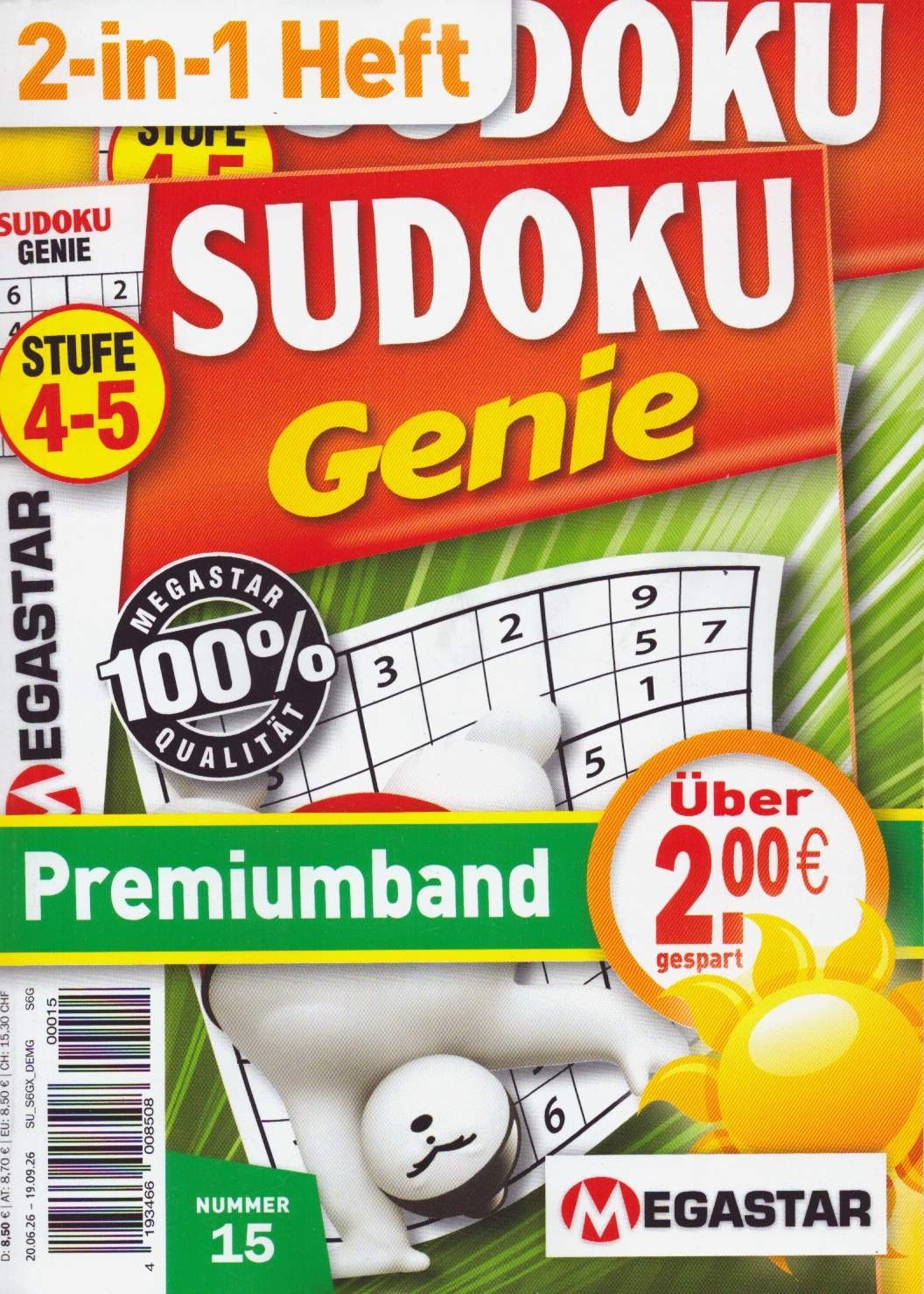 Sudoku Genie Premiumband 15/2026