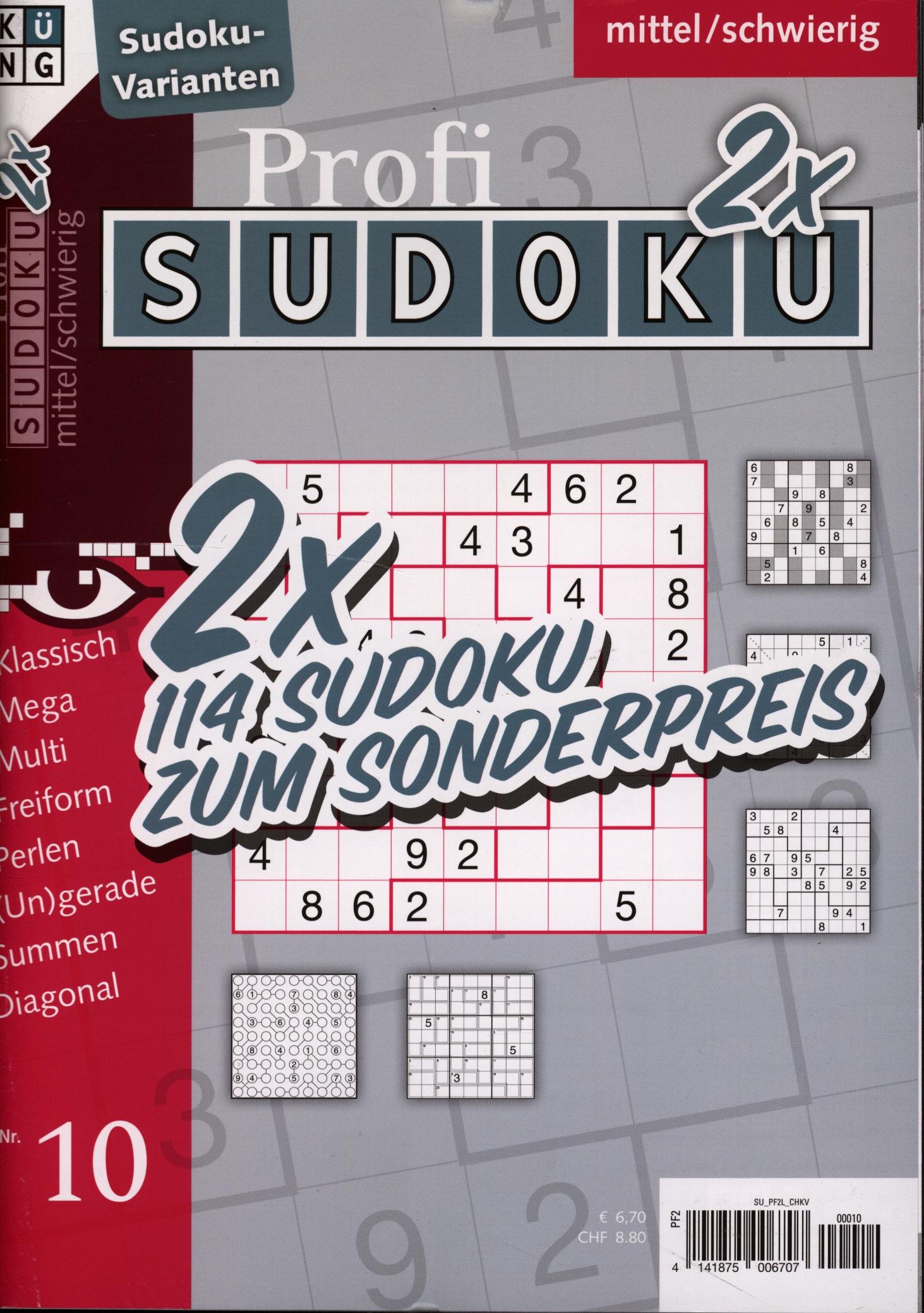 Profi Sudoku 2x 10/2025