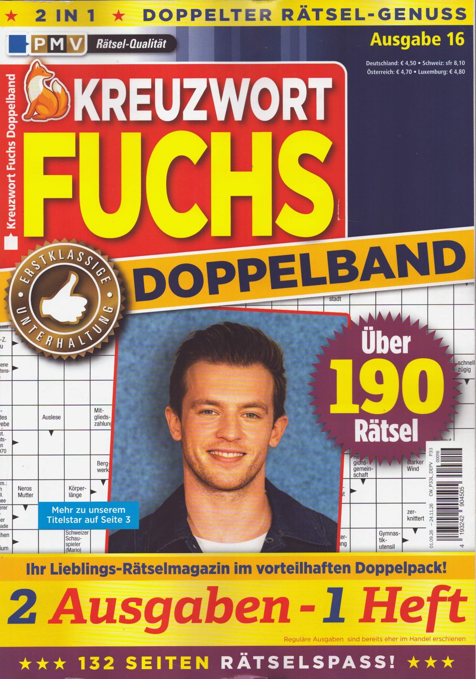 Kreuzwort Fuchs Doppelband 16/2026