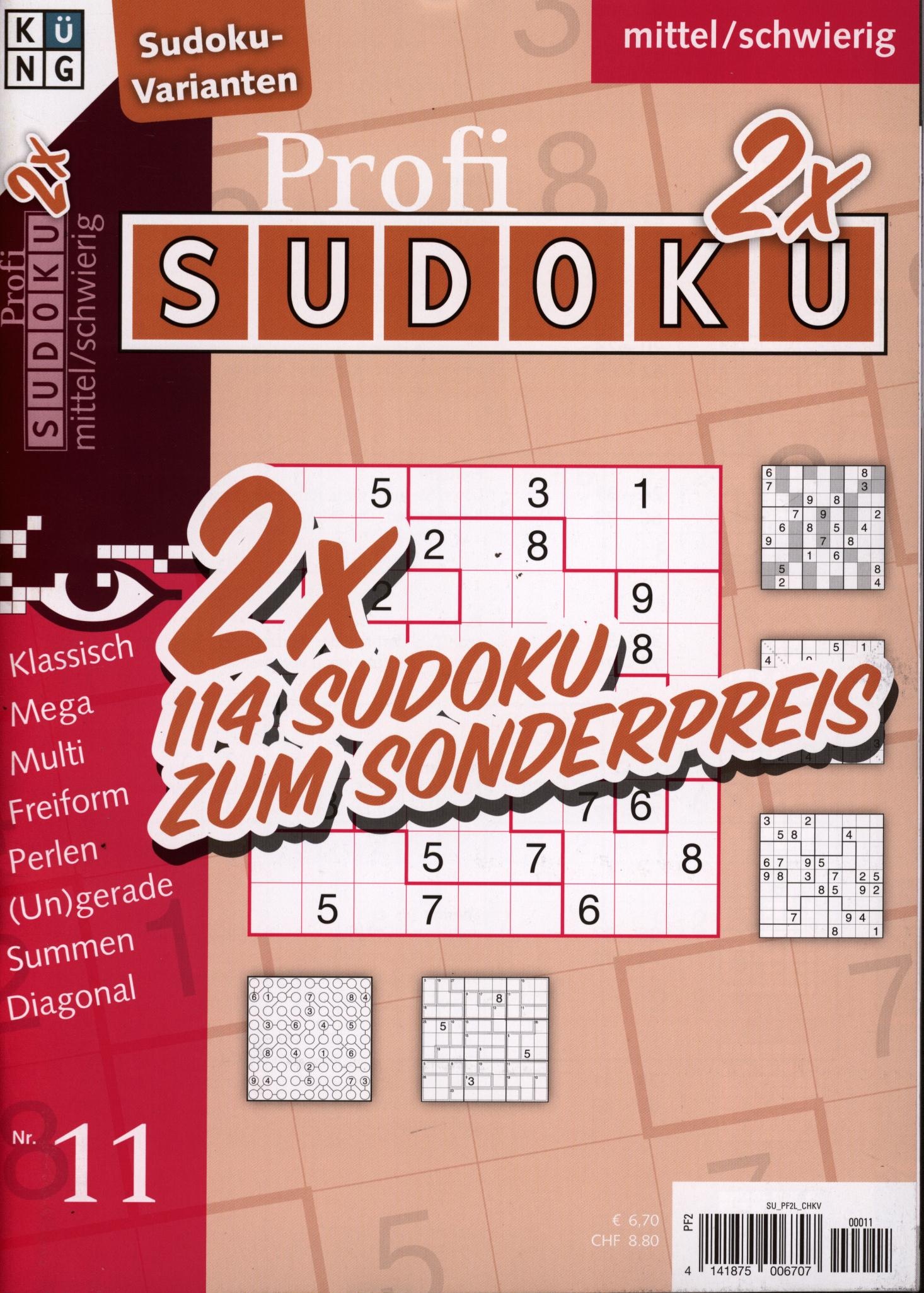 Profi Sudoku 2x 11/2025