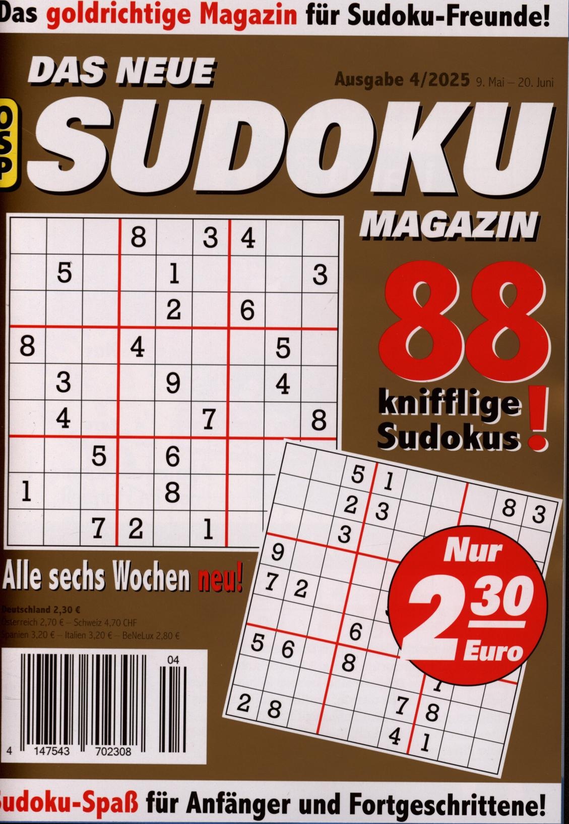 DAS NEUE SUDOKU MAGAZIN 4/2025