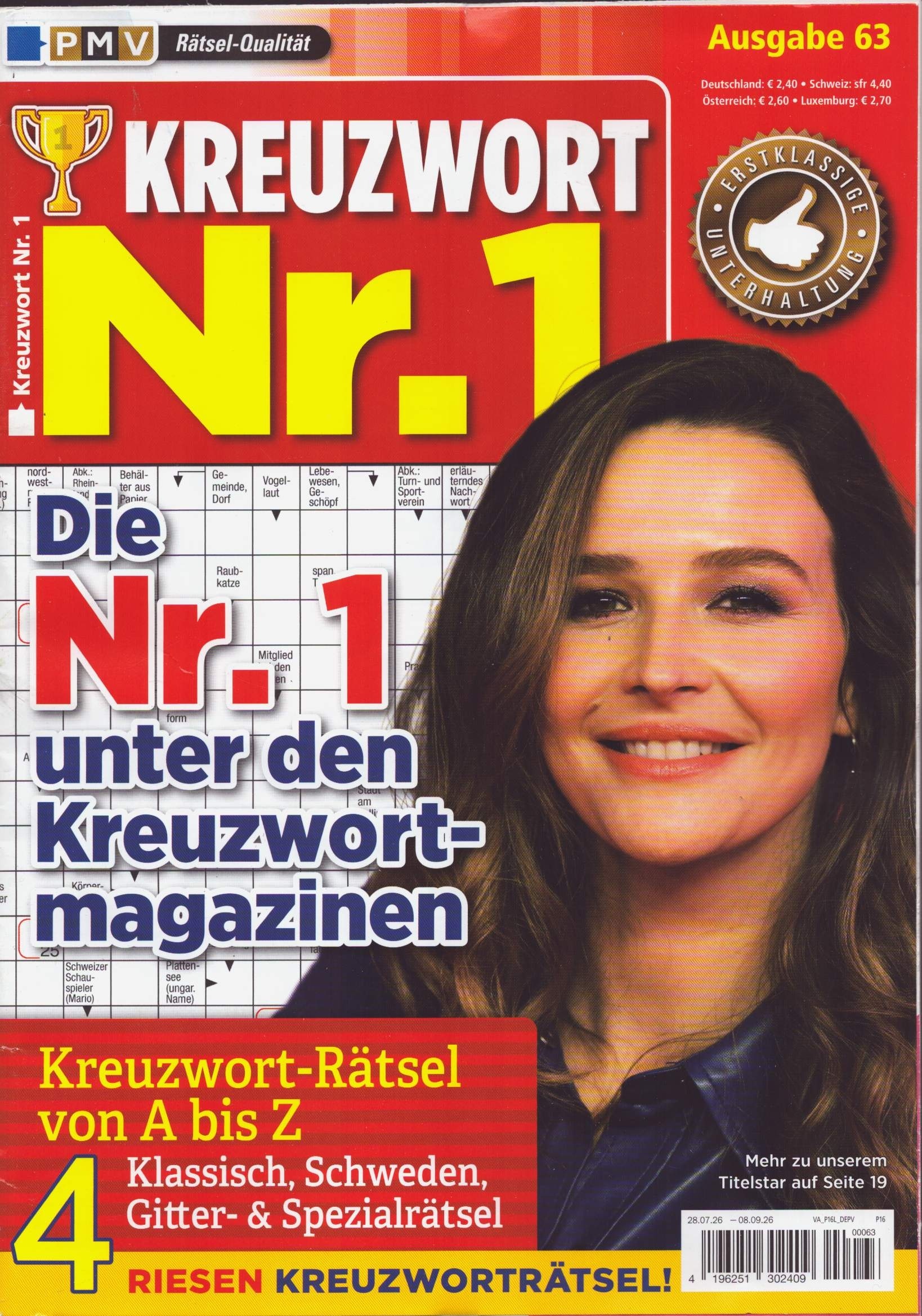 Kreuzwort Nr.1 63/2026