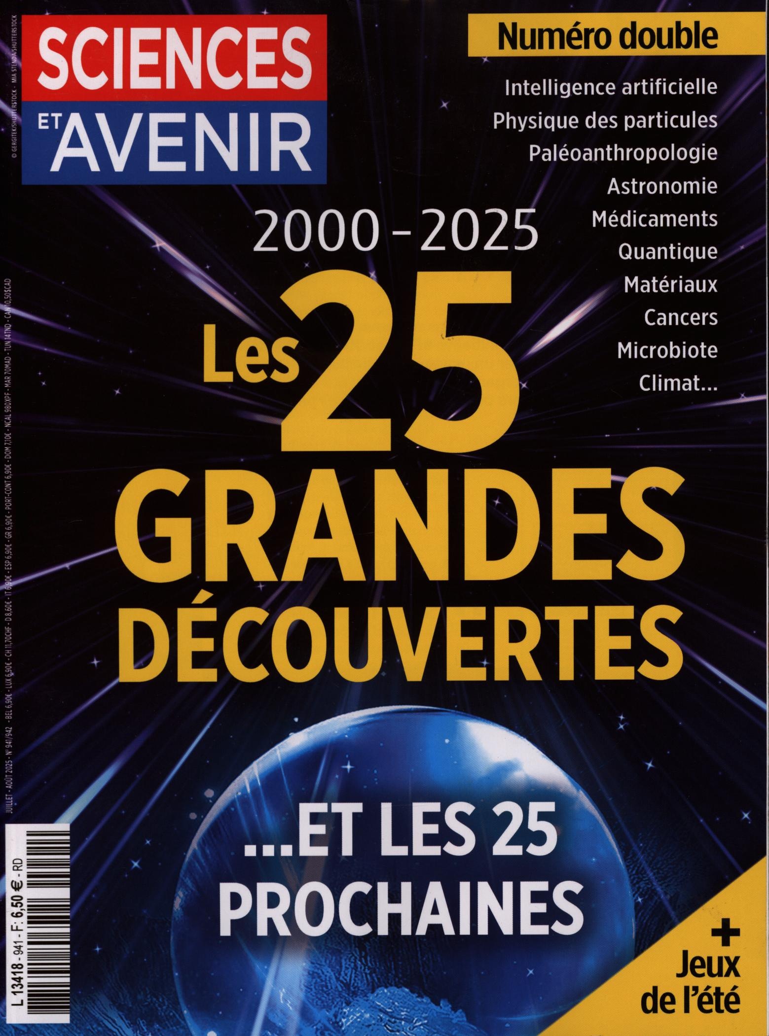 SCIENCES ET AVENIR 941/2025