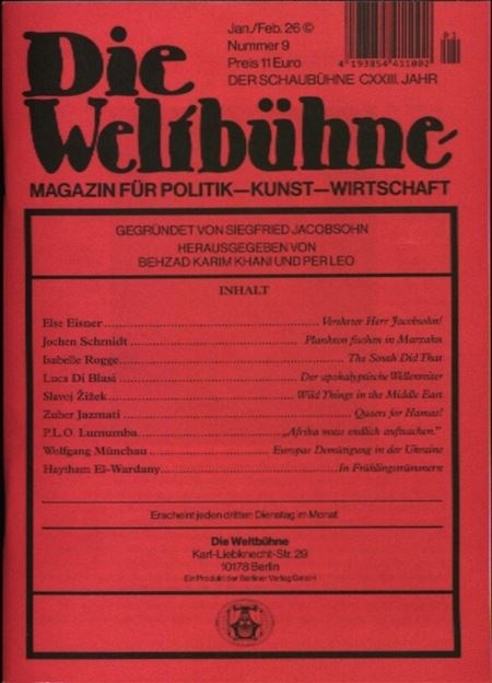 DIE WELTBÜHNE 1/2026