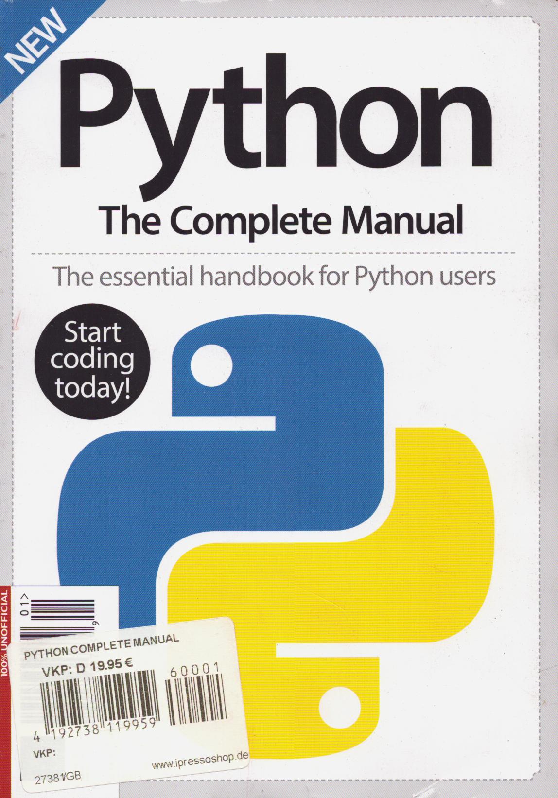 PYTHON COMPLETE MANUAL 1/2026