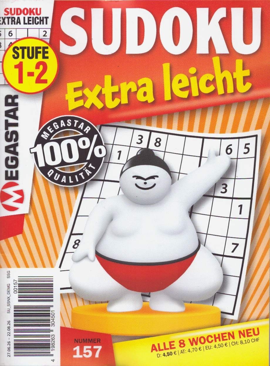 Sudoku Extra Leicht 157/2026