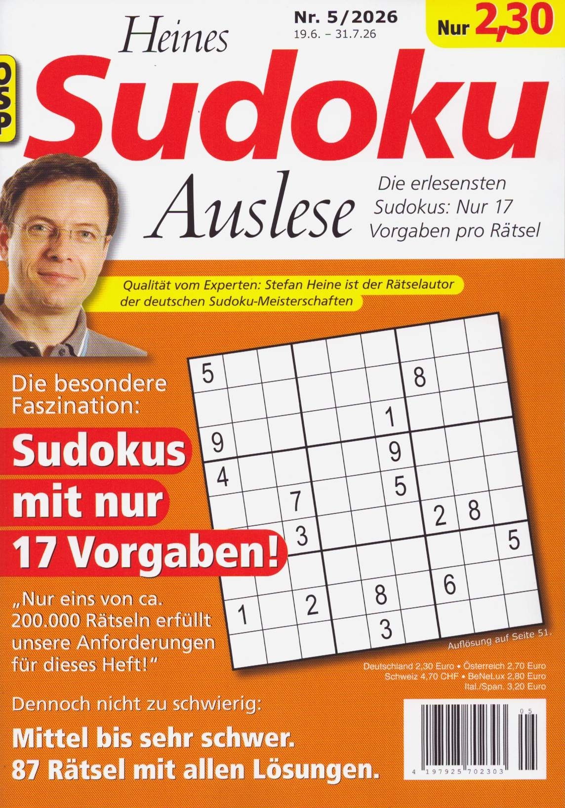 HEINES SUDOKU AUSLESE 5/2026