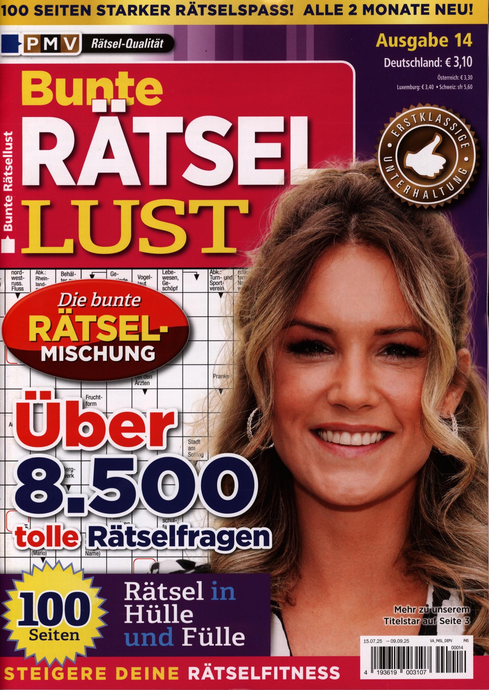 Bunte Rätsellust 14/2025