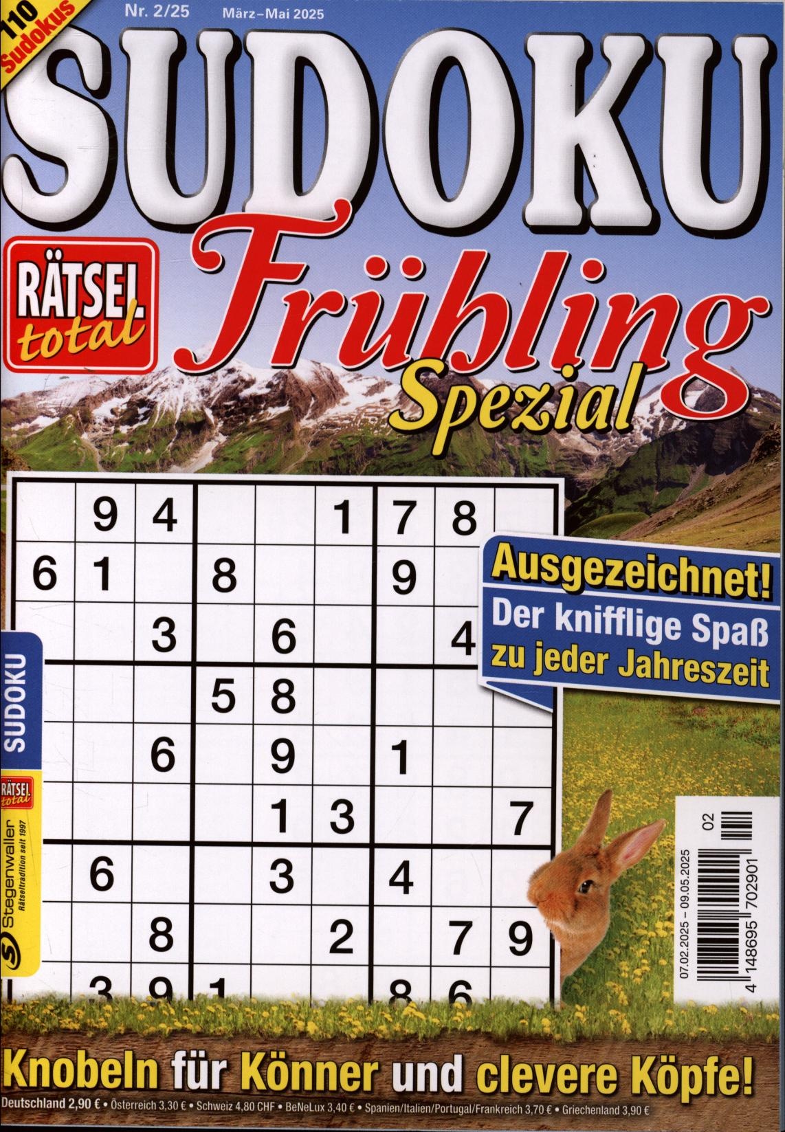 Rätsel total Sudoku Jahreszeiten 2/2025