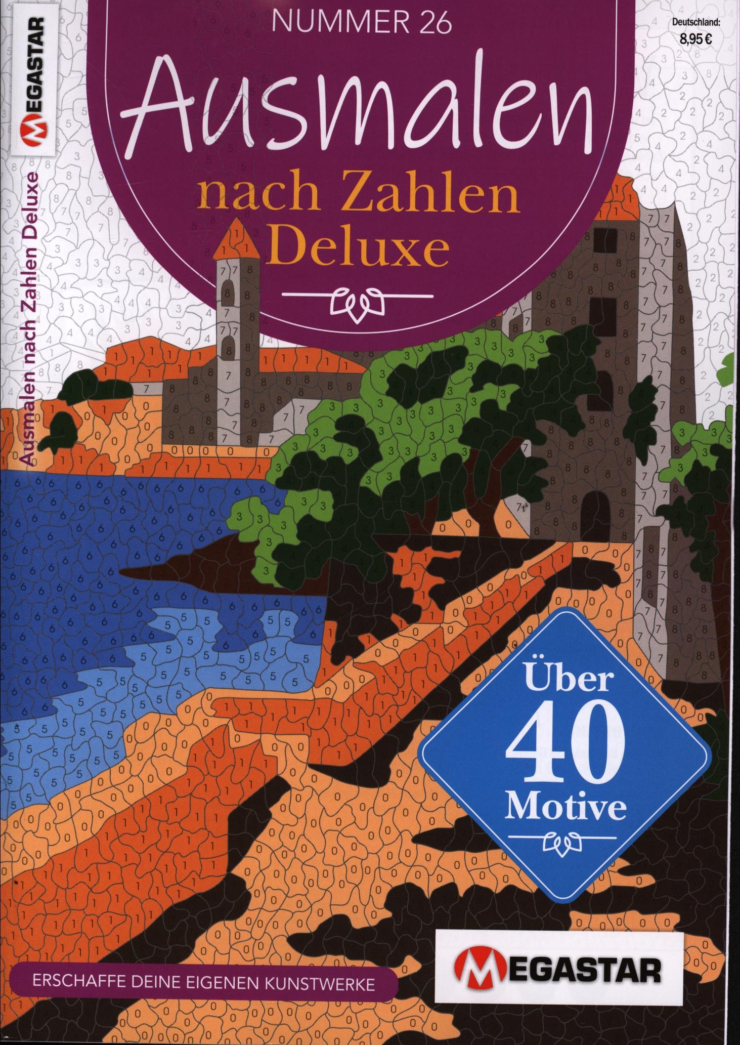 Ausmalen nach Zahlen delux 26/2024