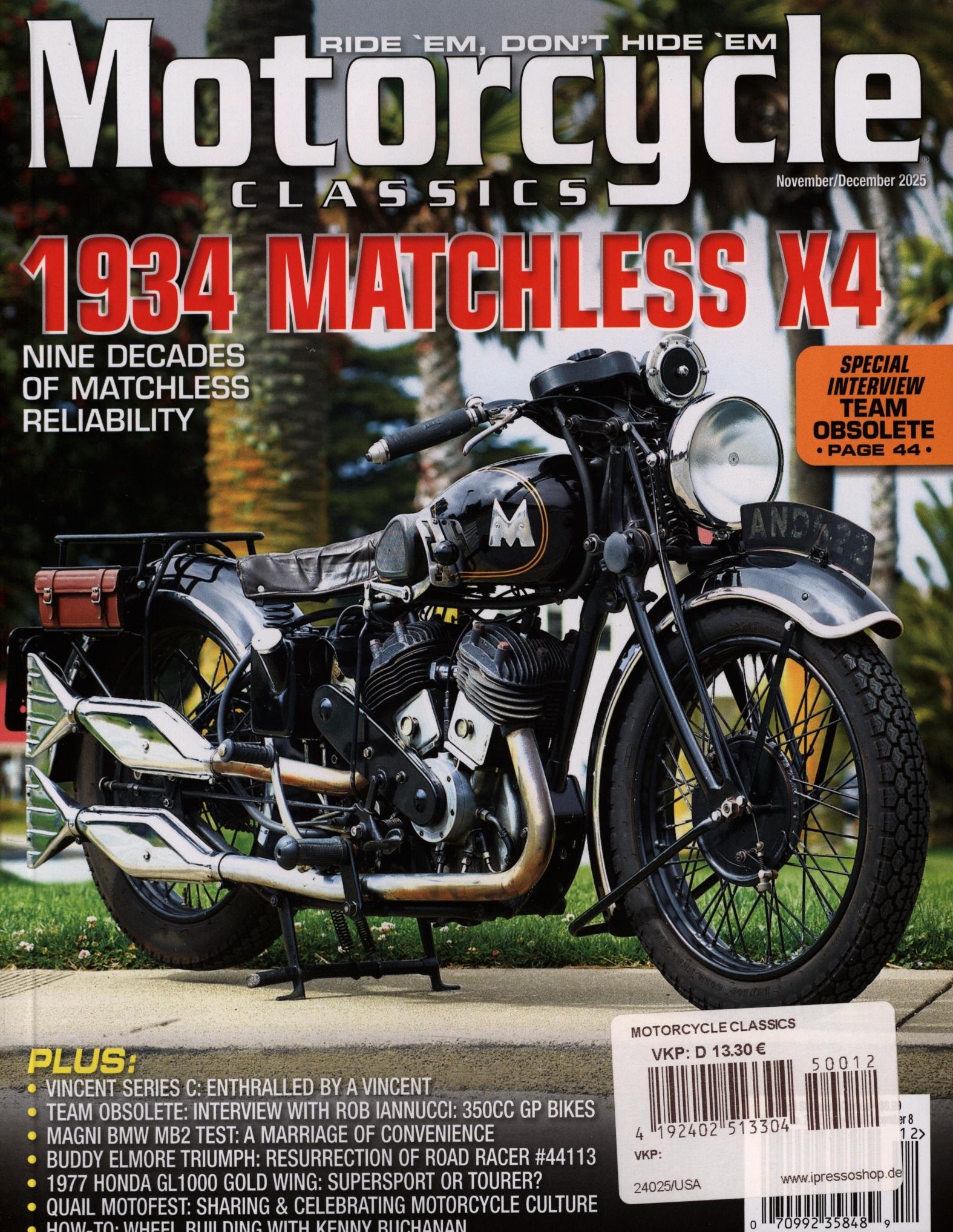 Motorcycle CLASSICS 12/2025