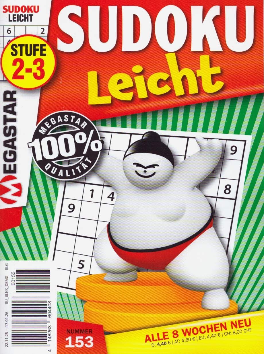 Sudoku Leicht 153/2025