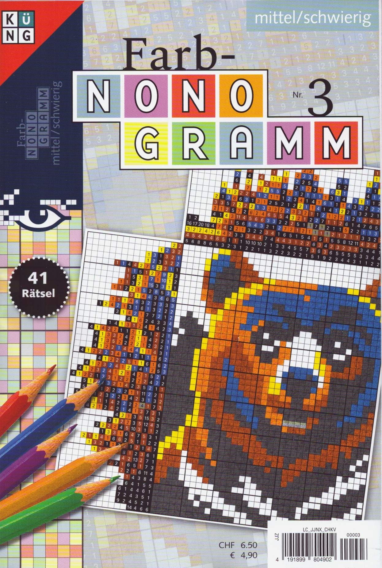 Farb-Nonogramm 3/2026