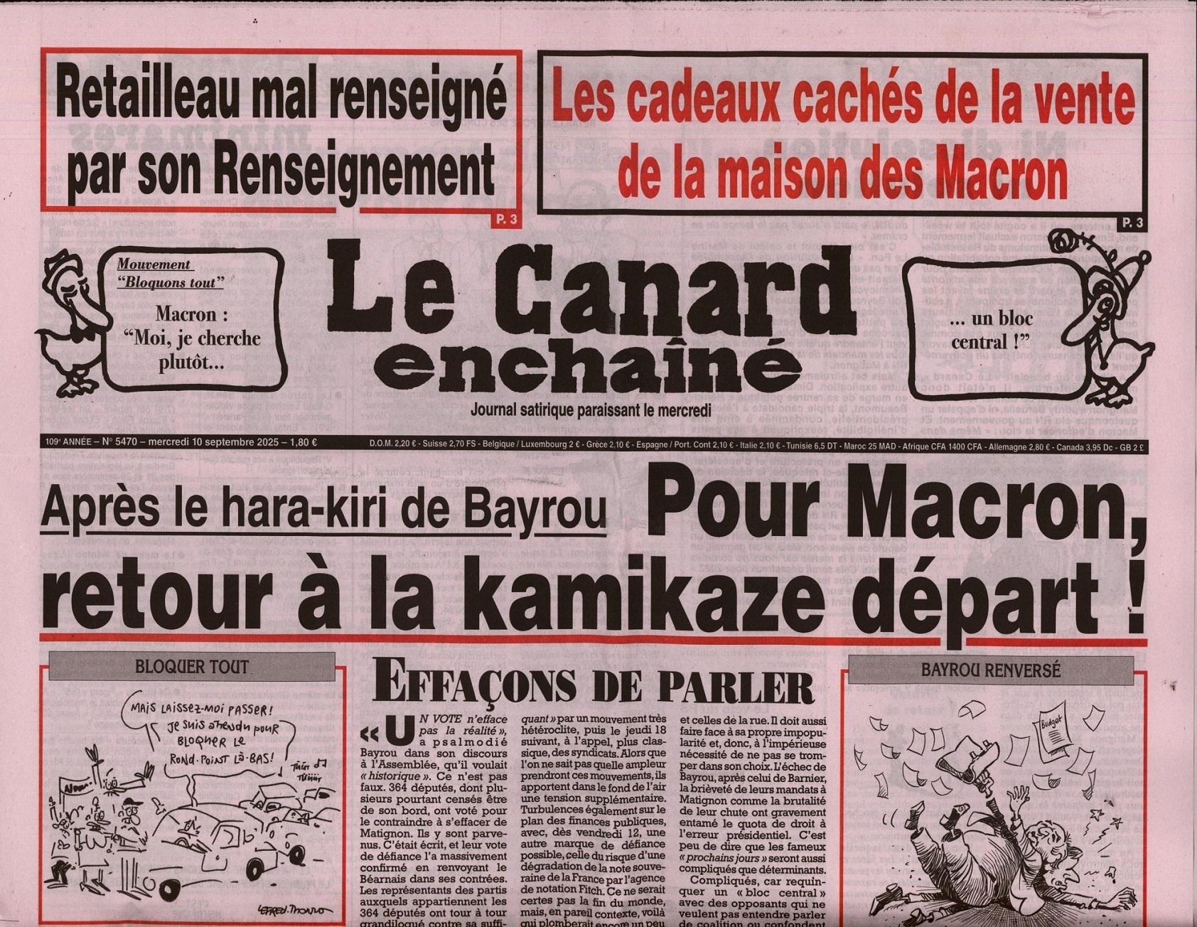 Le Canard enchaîné 5470/2025