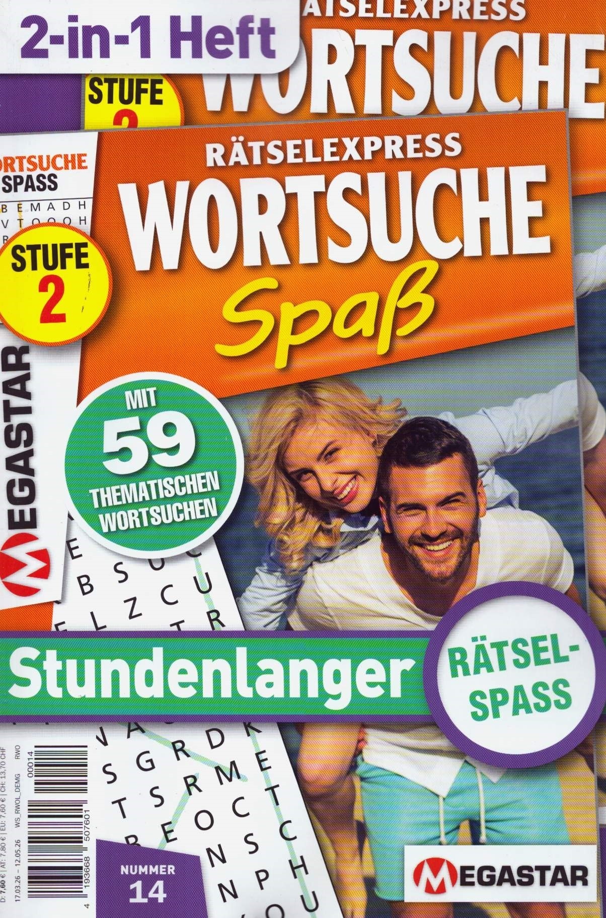 Rätselexpress Wortsuche Spaß Premiumband 14/2026