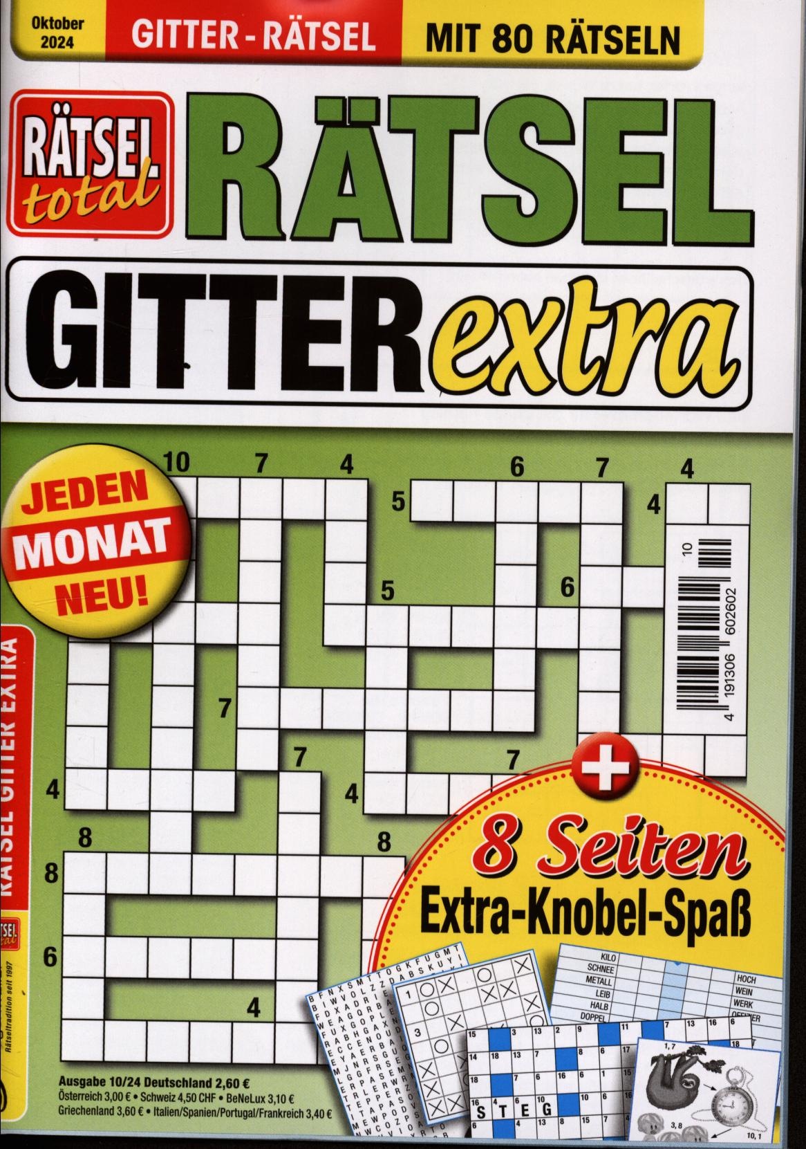 Rätsel total Gitterrätsel Extra 10/2024