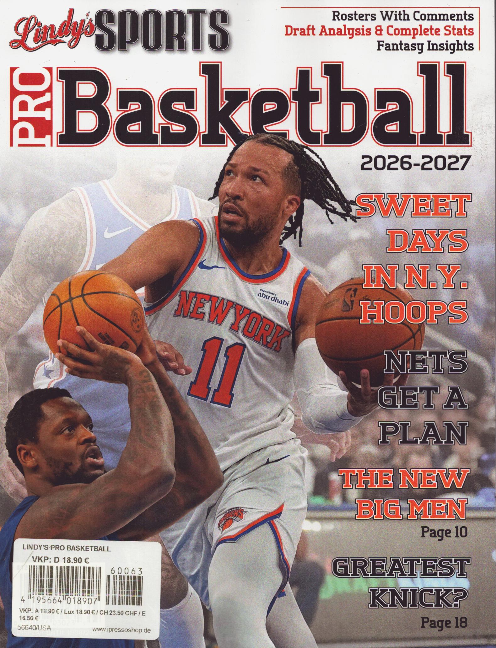 Lindy´s Pro Basketball 63/2026